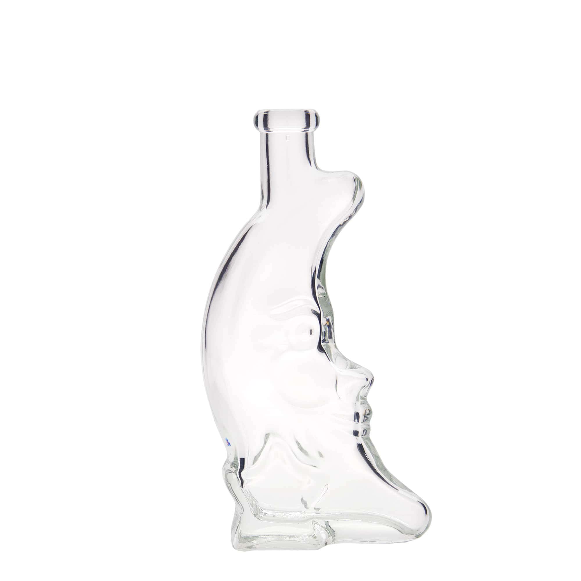 200 ml Glasflasche 'Mond', Mündung: Kork