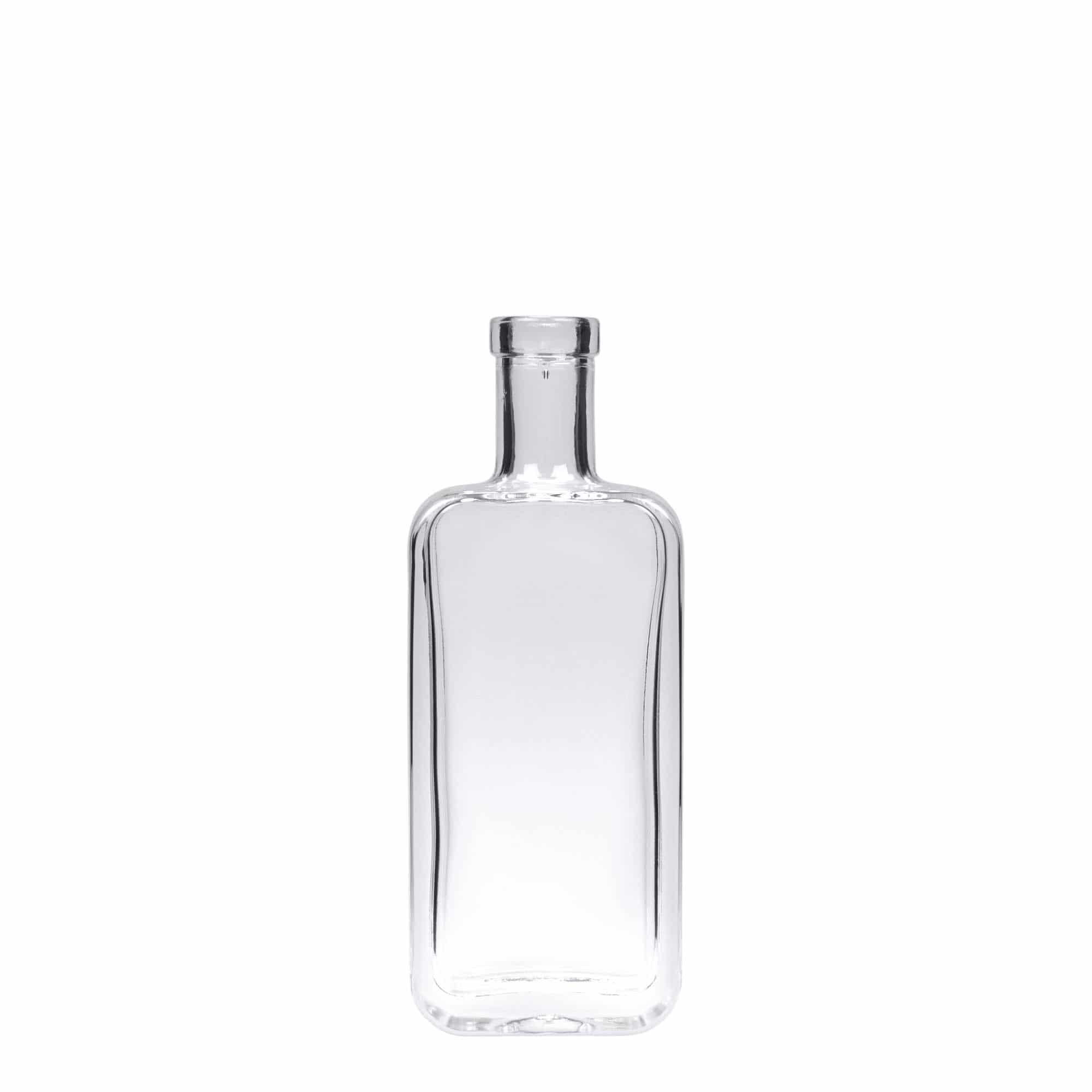100 ml Glasflasche „Nice“, rechteckig, Mündung: Kork