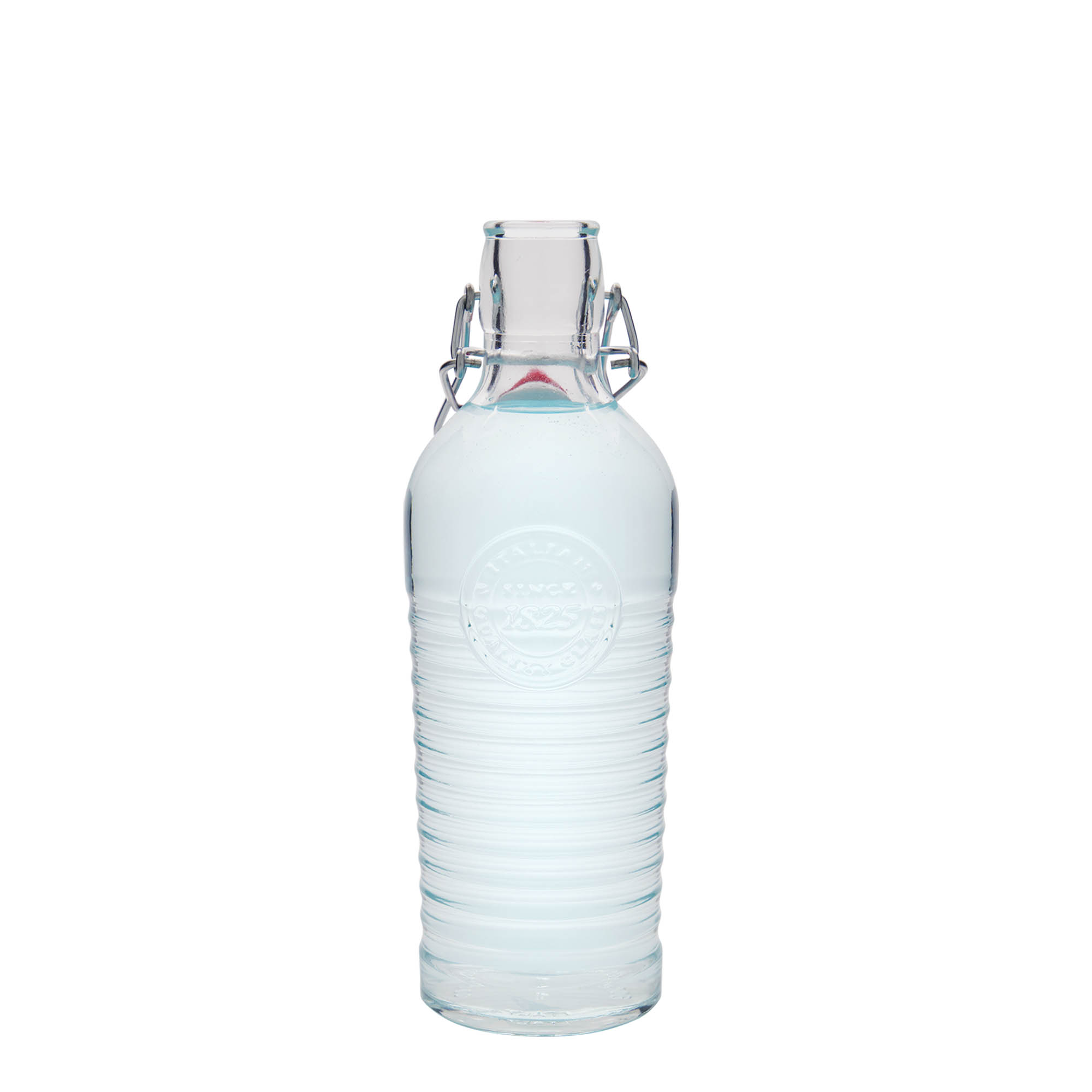 750 ml Glasflasche „Officina 1825“, Mündung: Bügelverschluss