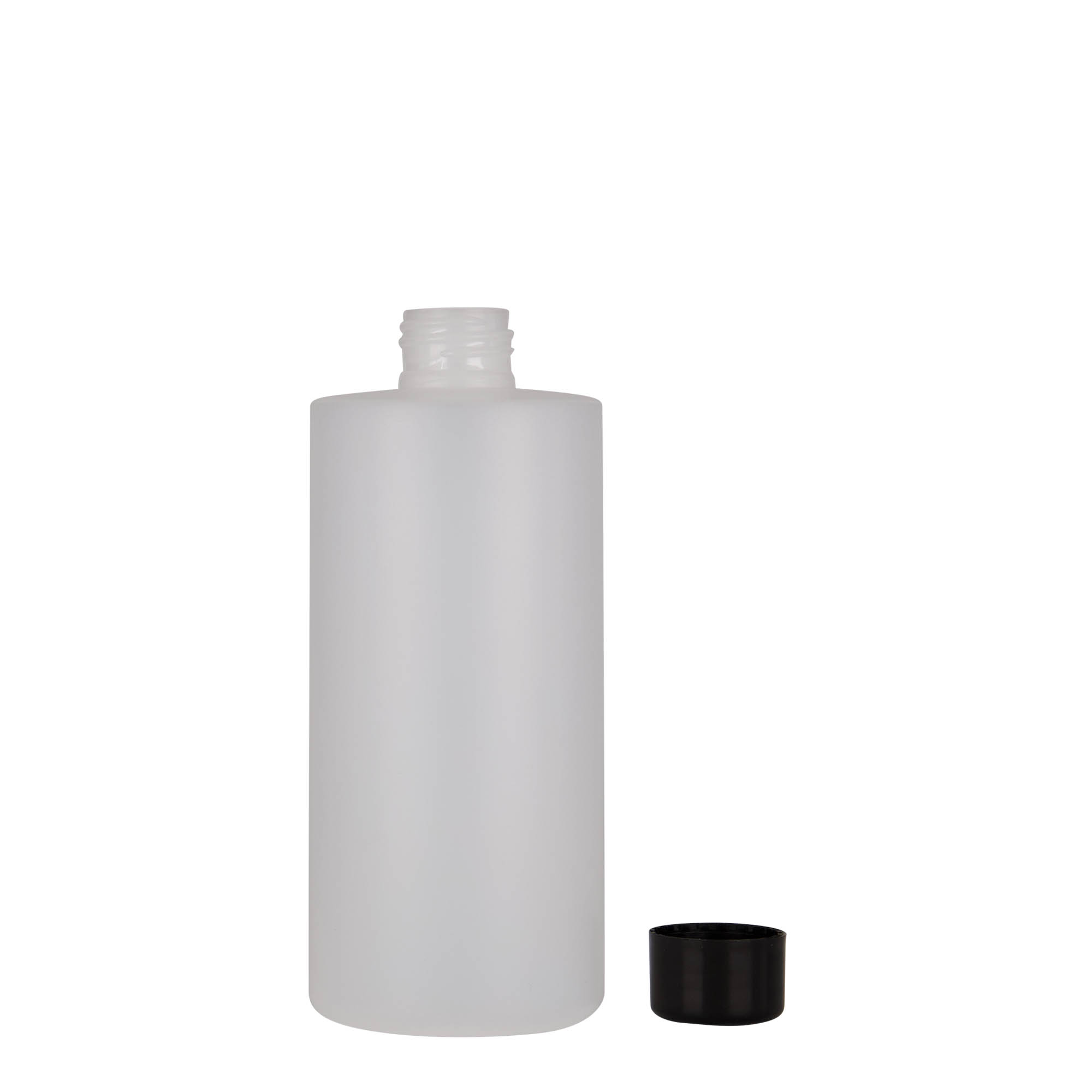 300 ml Kunststoffflasche 'Pipe', HDPE, weiß, Mündung: 24/410 300 ml Kunststoffflasche 'Pipe', HDPE, weiß, Mündung: 24/410