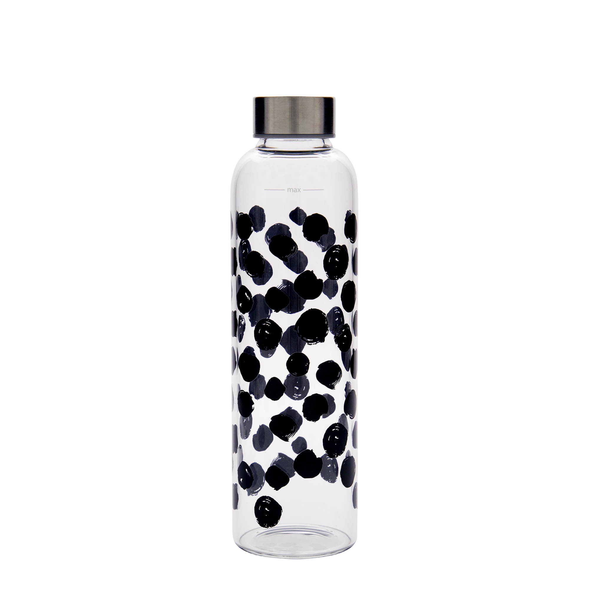500 ml Trinkflasche „Perseus - Schwarze Punkte“, Mündung: Schraubverschluss