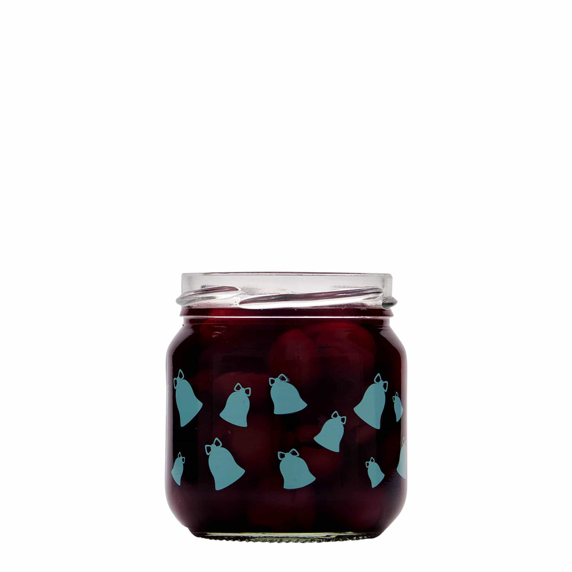 212 ml Rundglas, Motiv: Kling, Glöckchen, Mündung: Twist-Off (TO 66) 212 ml Rundglas, Motiv: Kling, Glöckchen, Mündung: Twist-Off (TO 66)