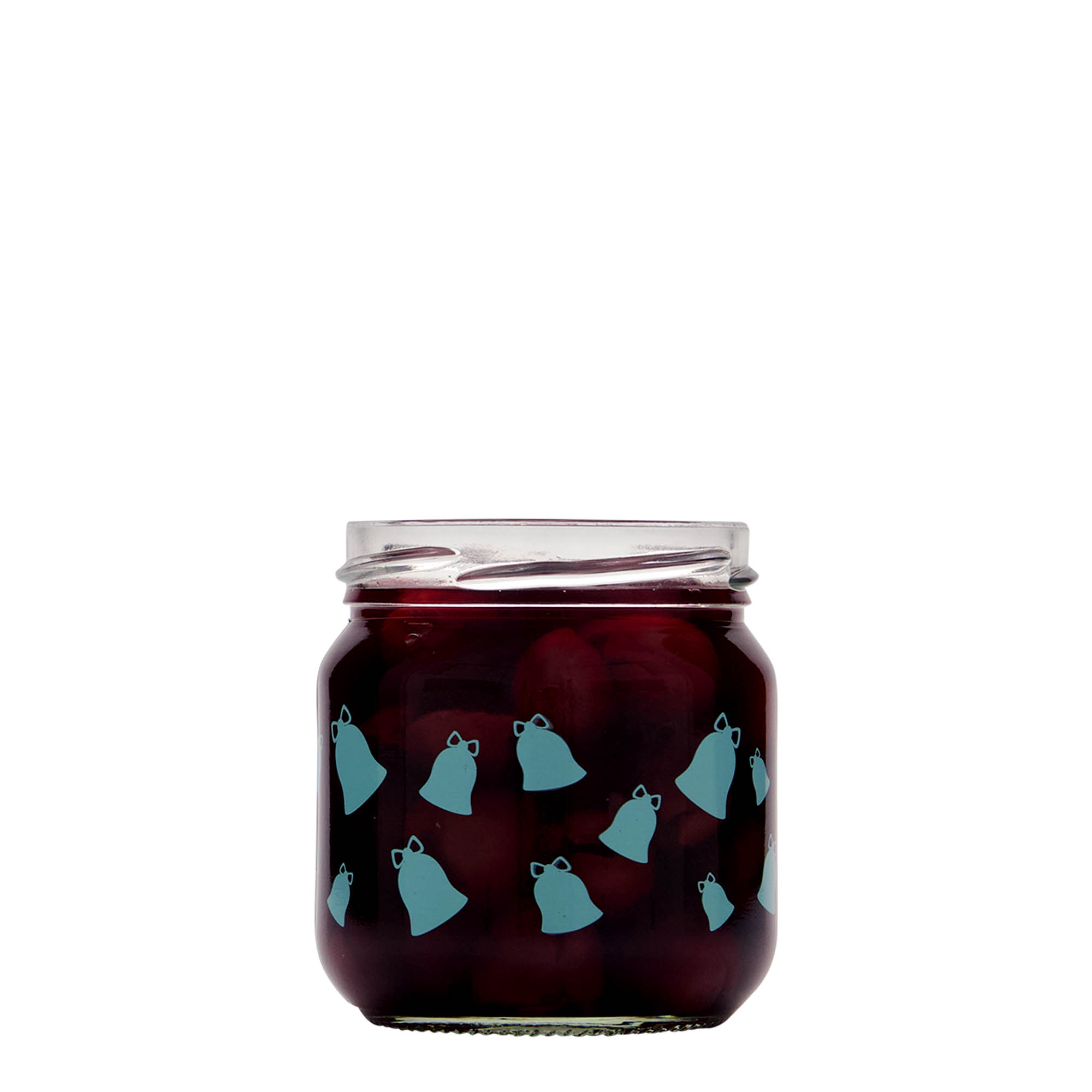 212 ml Rundglas, Motiv: Kling, Glöckchen, Mündung: Twist-Off (TO 66) 212 ml Rundglas, Motiv: Kling, Glöckchen, Mündung: Twist-Off (TO 66)