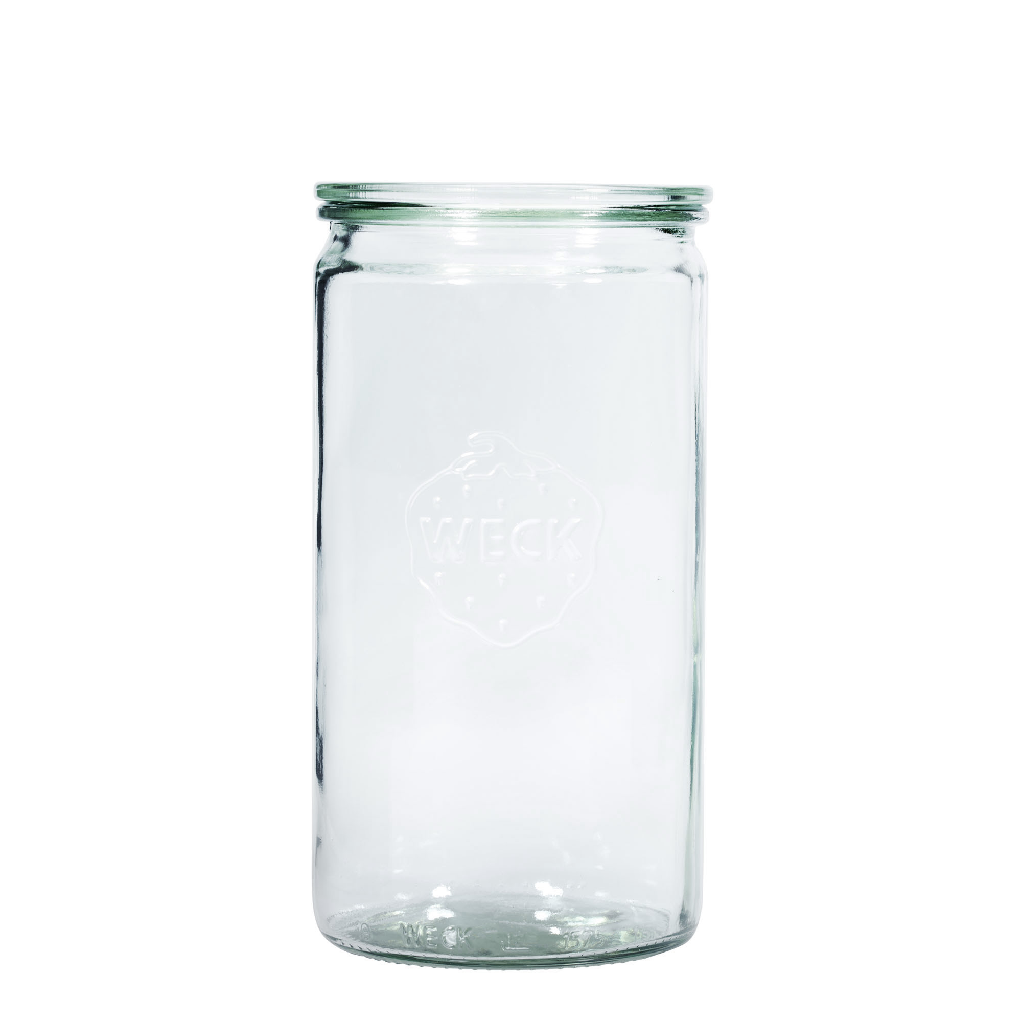 1.575 ml WECK-Zylinderglas, Mündung: Rundrand