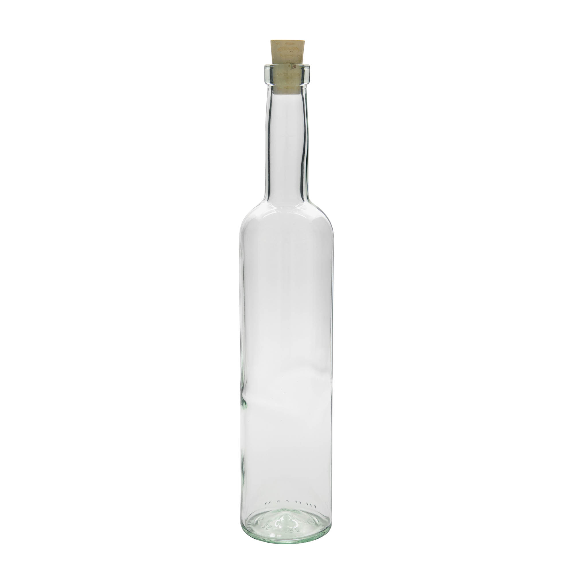 500 ml Glasflasche 'Bordeaux', Mündung: Kork 500 ml Glasflasche 'Bordeaux', Mündung: Kork