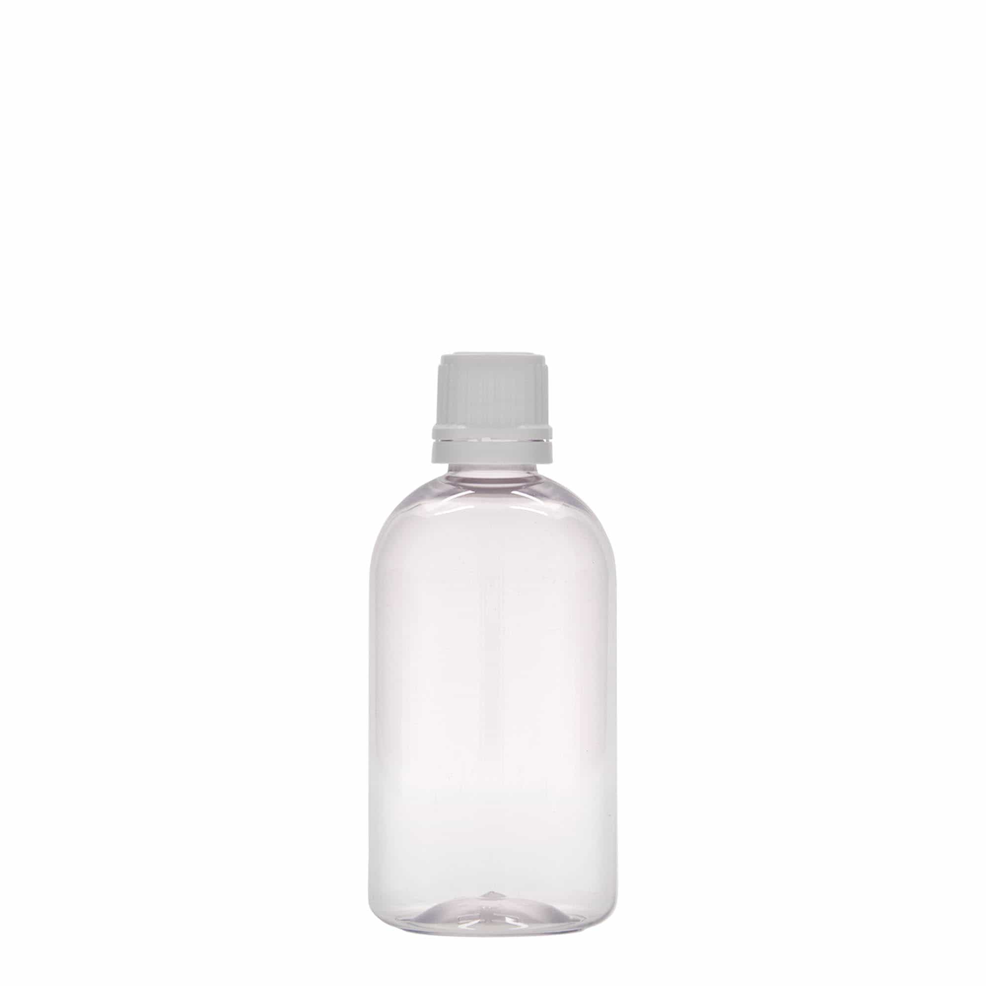 100 ml PET-Medizinflasche „Easy Living“, Kunststoff, Mündung: DIN 18