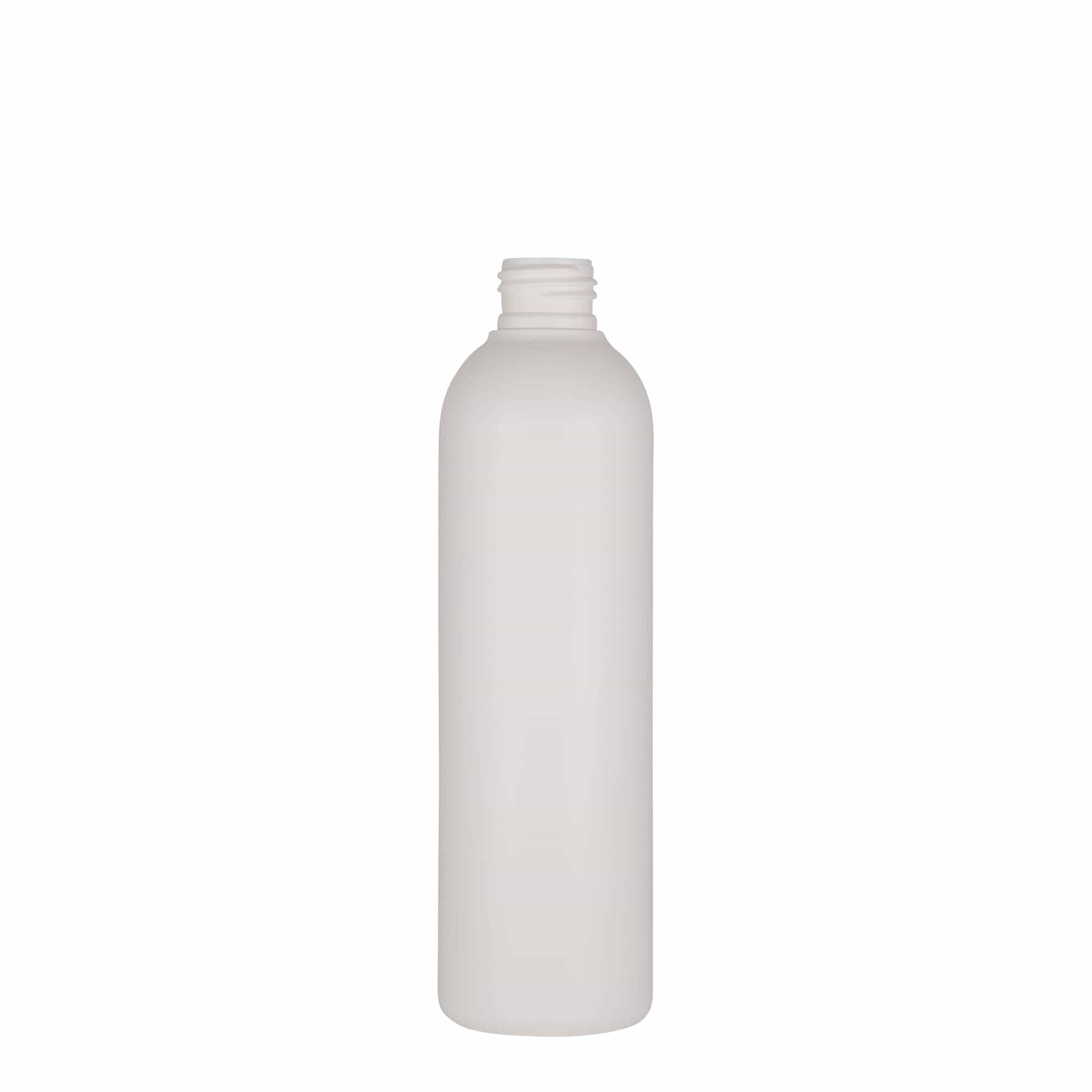 250 ml Kunststoffflasche 'Tuffy', HDPE, weiß, Mündung: 24/410