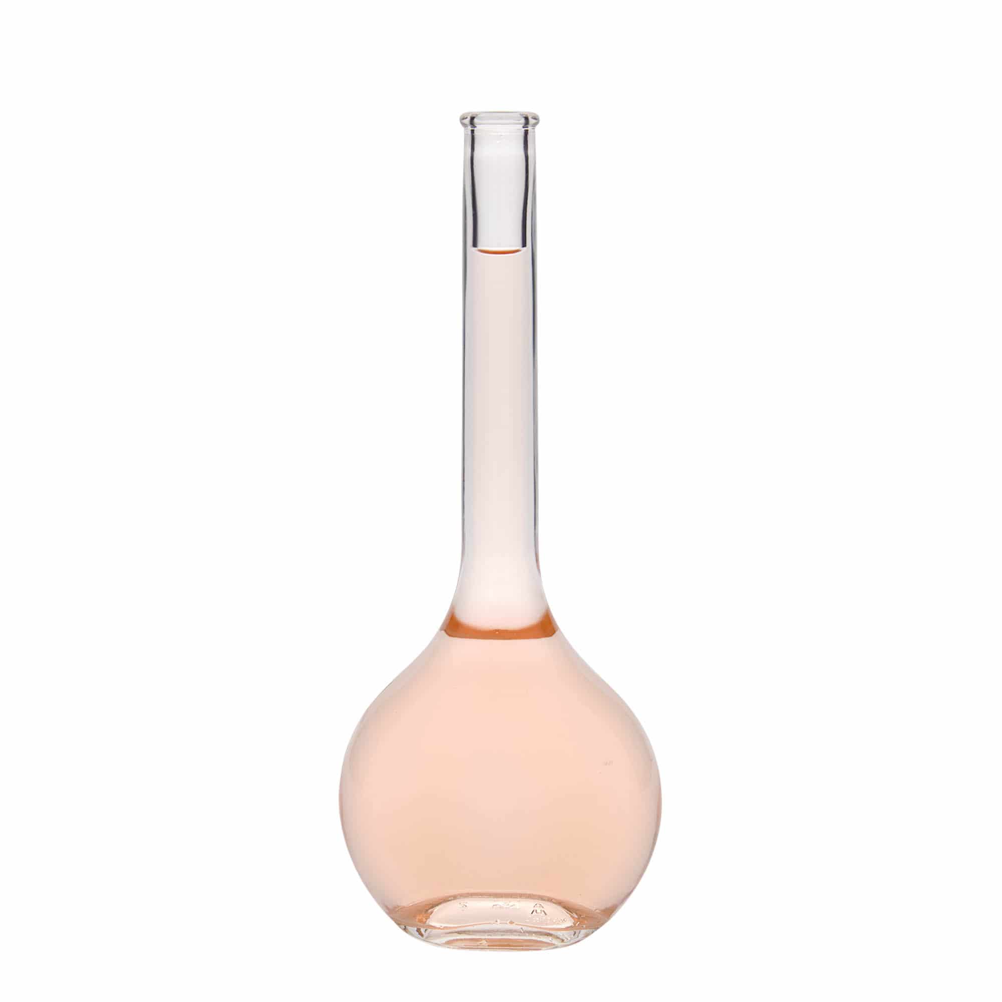 500 ml Glasflasche 'Contessa', oval, Mündung: Kork 500 ml Glasflasche 'Contessa', oval, Mündung: Kork