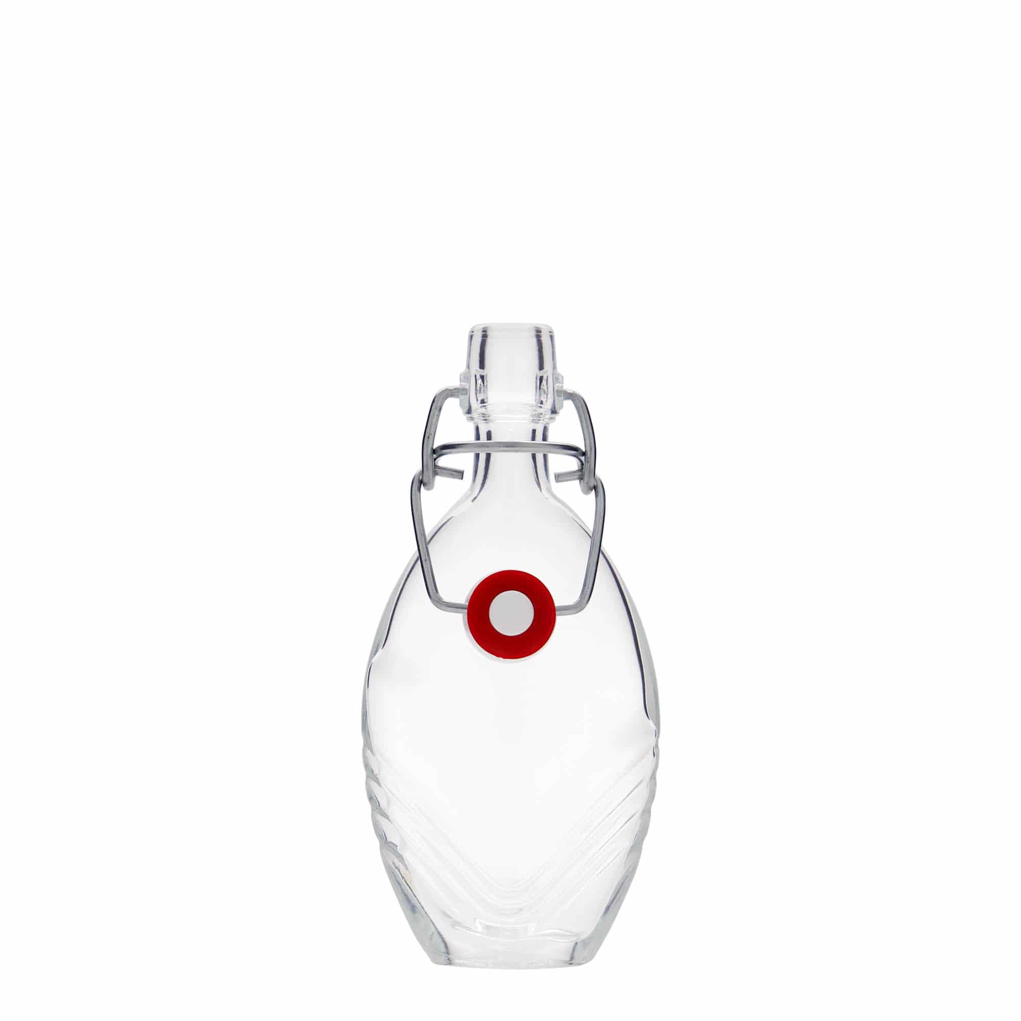 40 ml Glasflasche „Florence“, oval, Mündung: Bügelverschluss