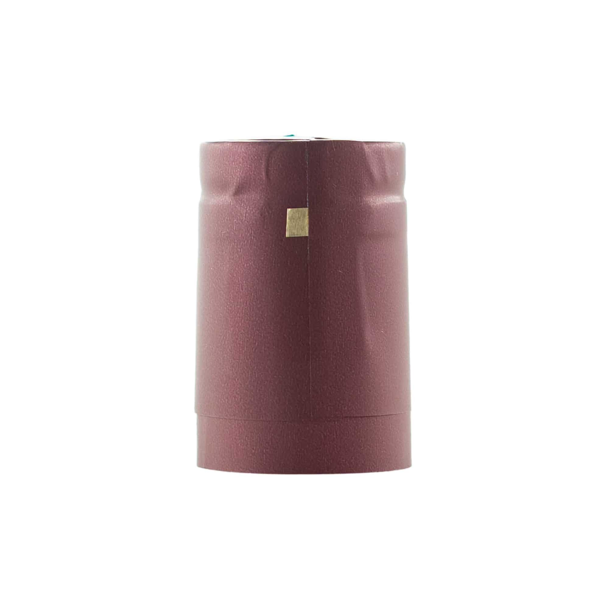 Schrumpfkapsel 32x41, PVC-Kunststoff, dunkelrot Schrumpfkapsel 32x41, PVC-Kunststoff, dunkelrot