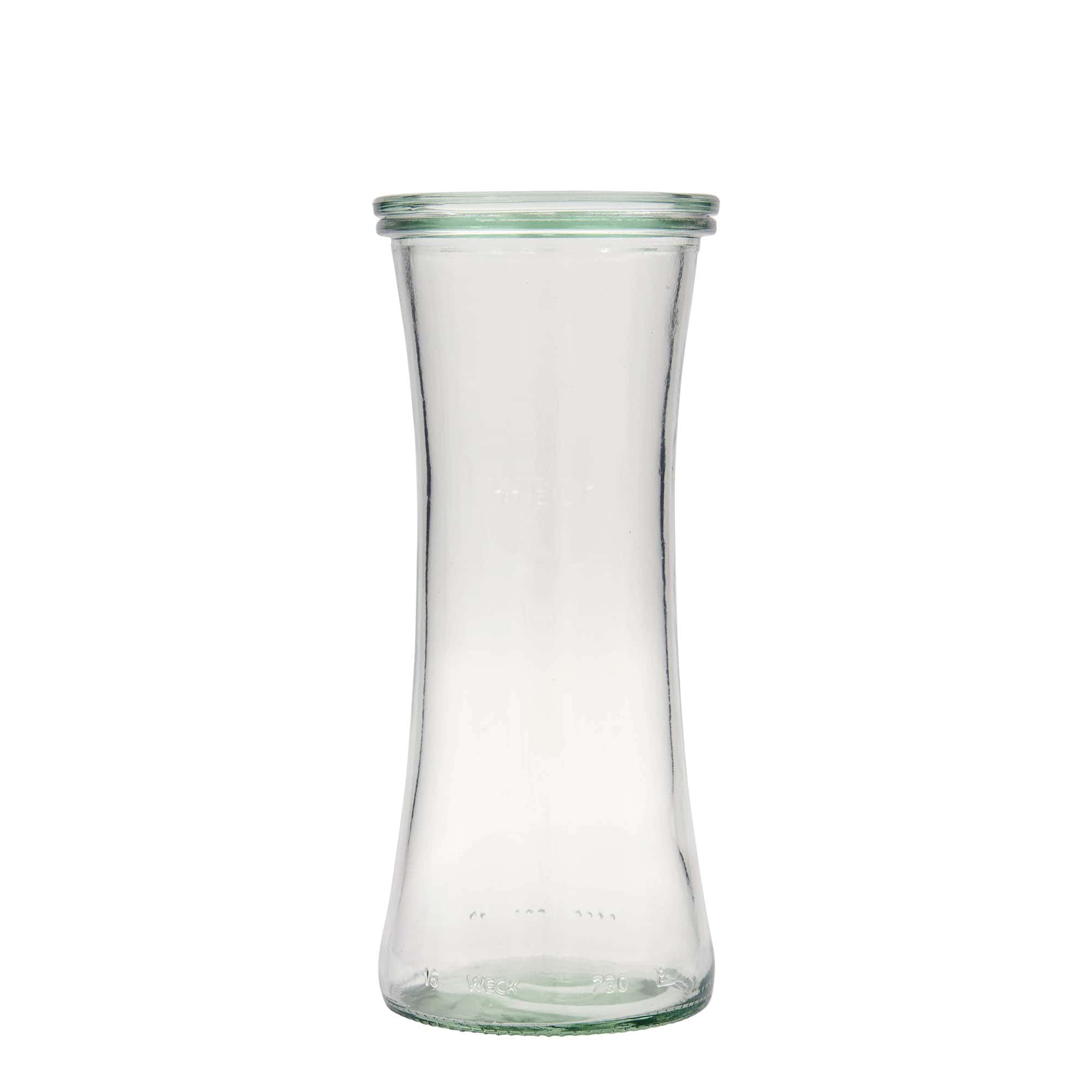 6x 730 ml WECK-Delikatessenglas mit Glasdeckel RR 80