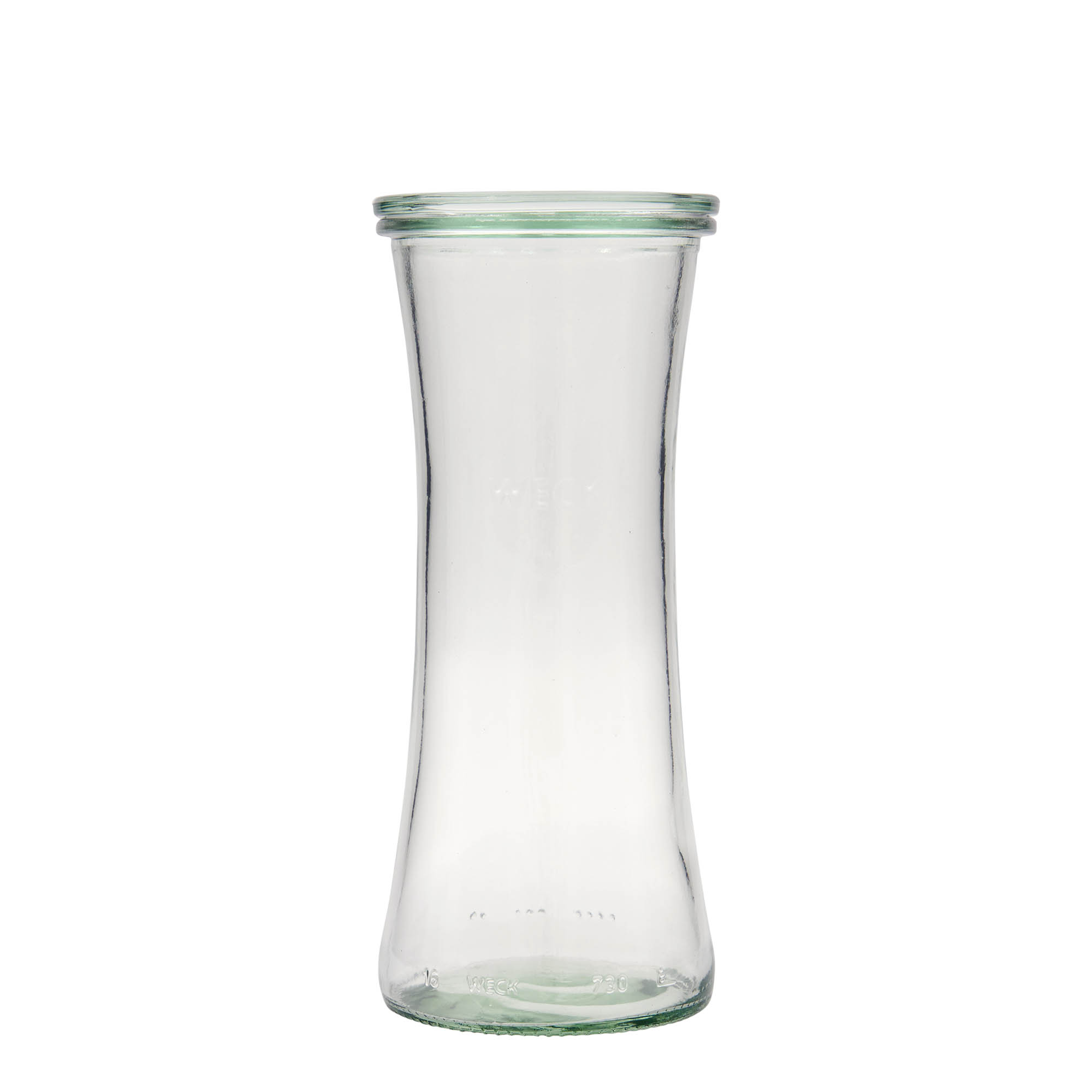 6x 730 ml WECK-Delikatessenglas mit Glasdeckel RR 80