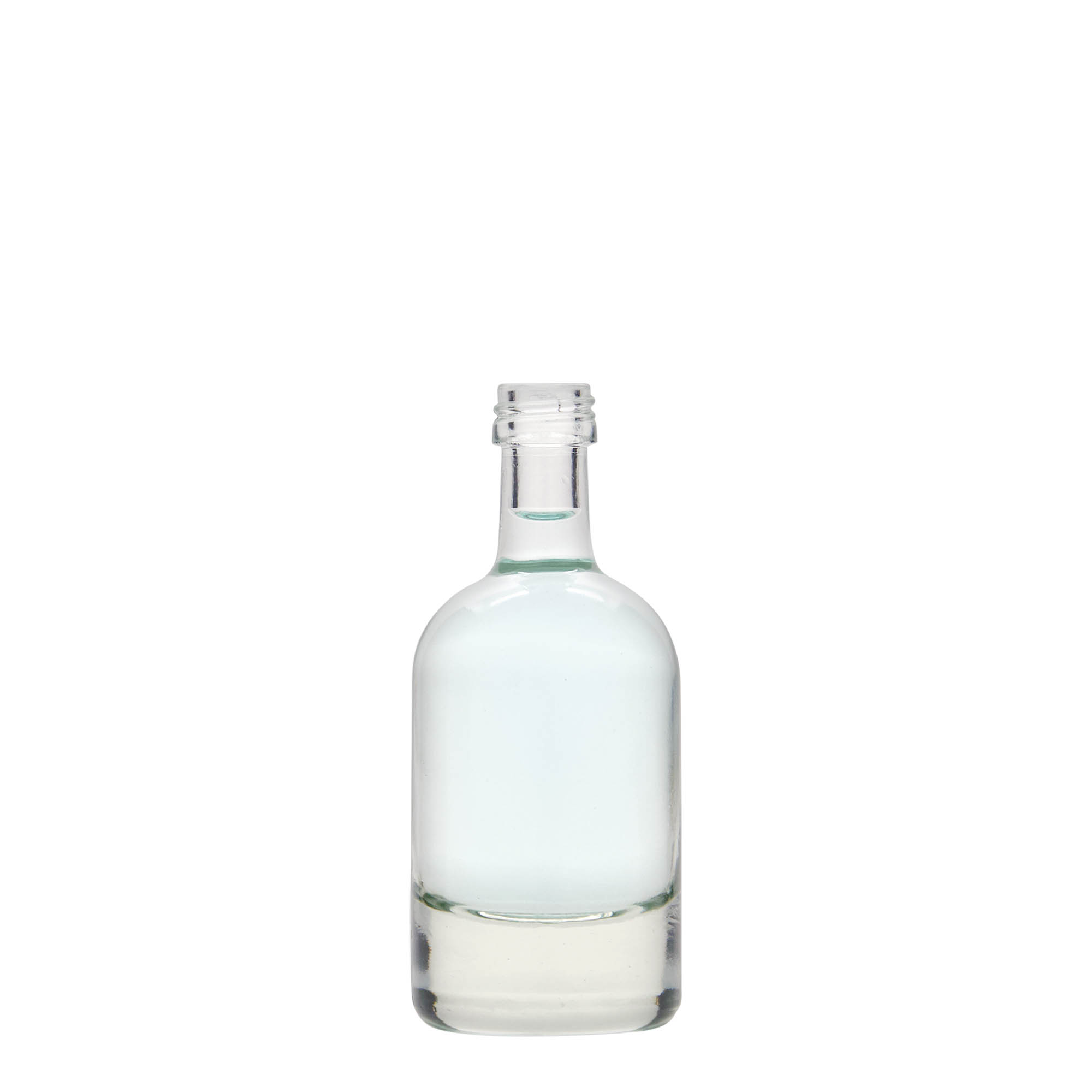 50 ml Glasflasche „Linea Uno“, Mündung: PP 18