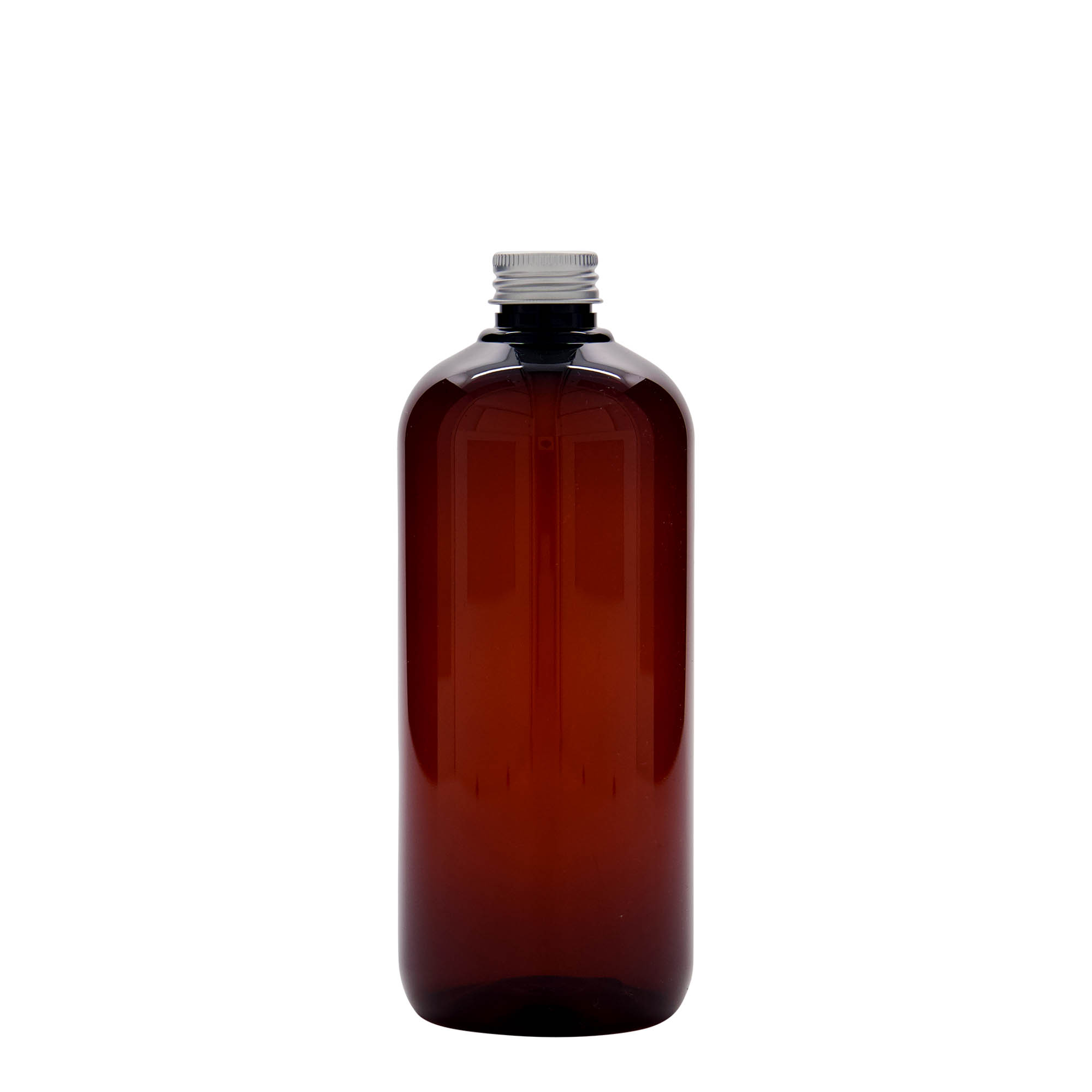 500 ml Recycling-Kunststoffflasche 'Victor's Best', PCR, braun, Mündung: 24/410 500 ml Recycling-Kunststoffflasche 'Victor's Best', PCR, braun, Mündung: 24/410