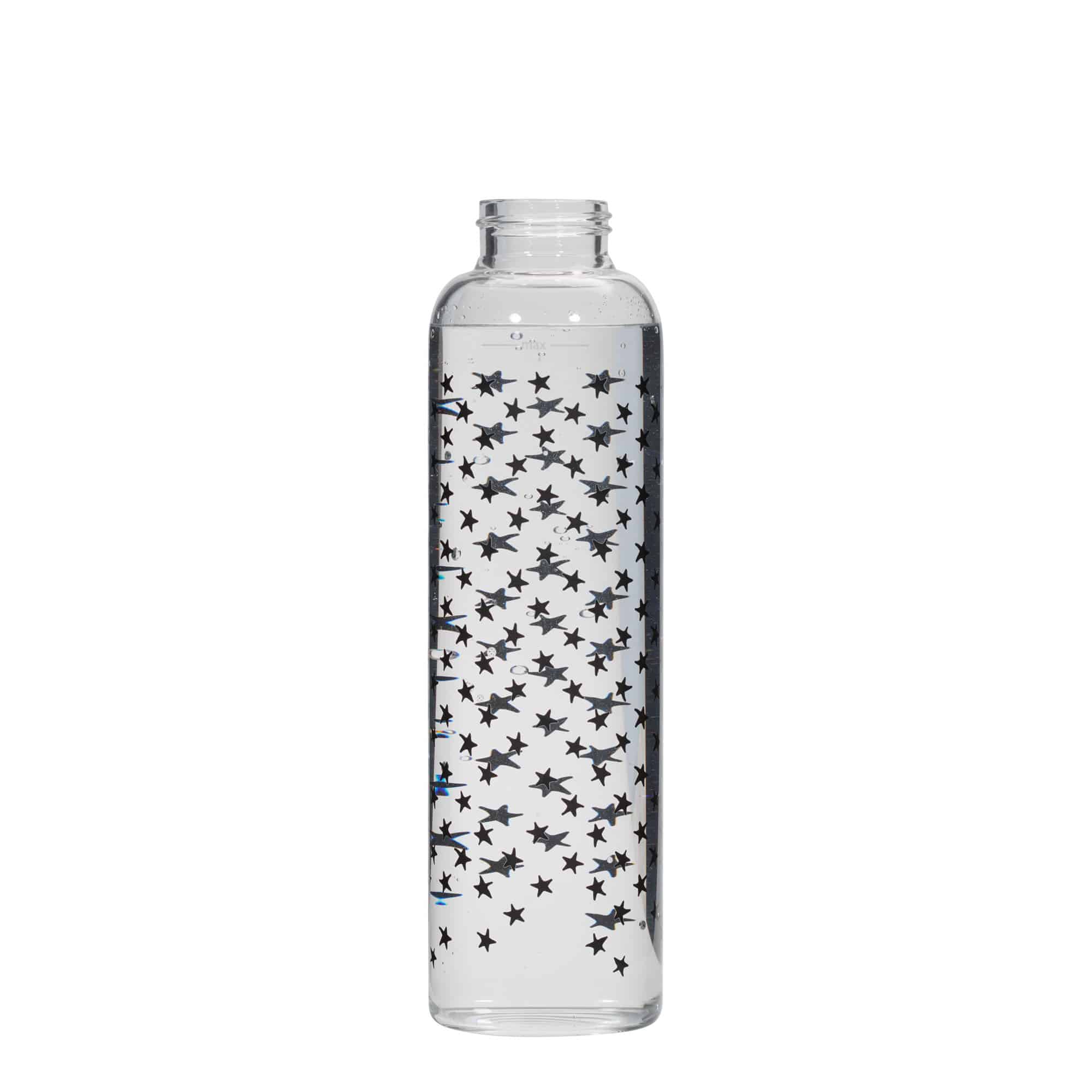 500 ml Trinkflasche „Perseus - Schwarze Sterne“, Mündung: Schraubverschluss