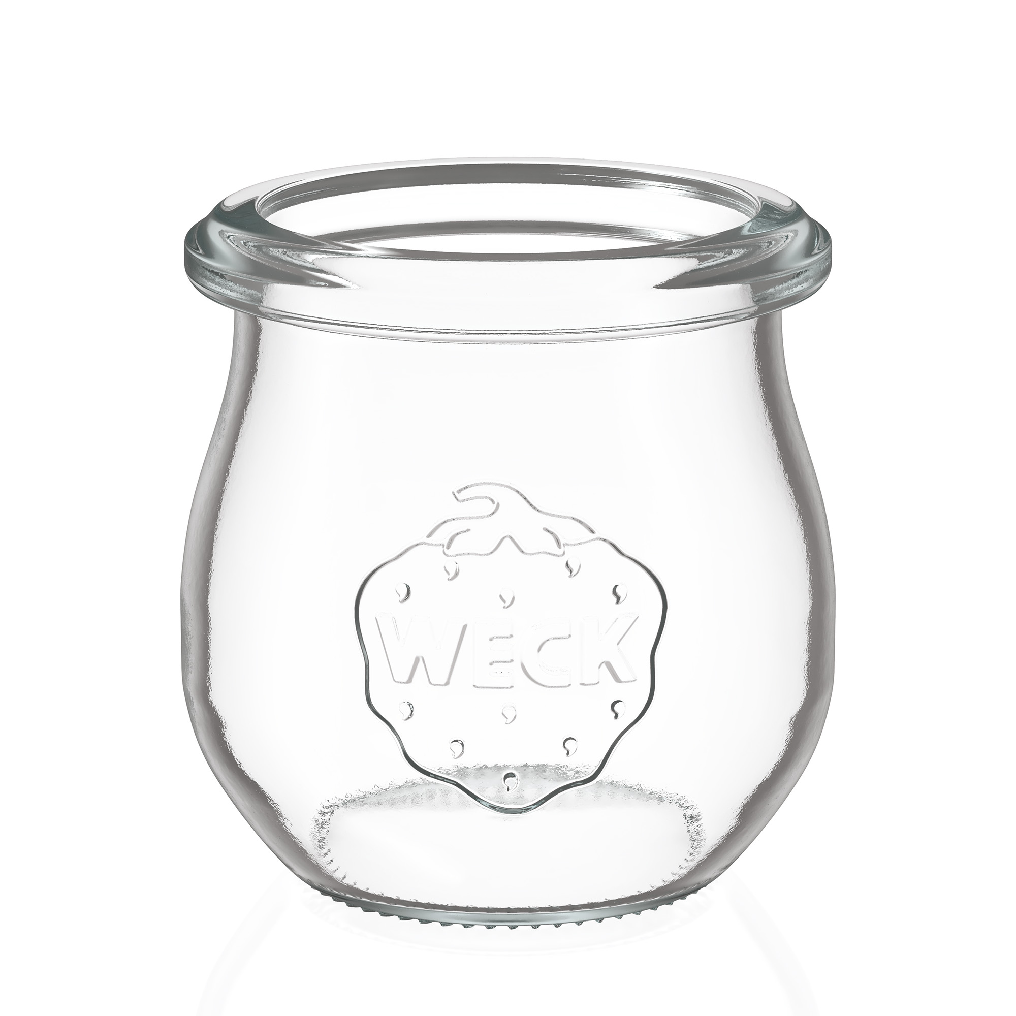 12x 75 ml WECK-Tulpenglas mit Glasdeckel RR 40