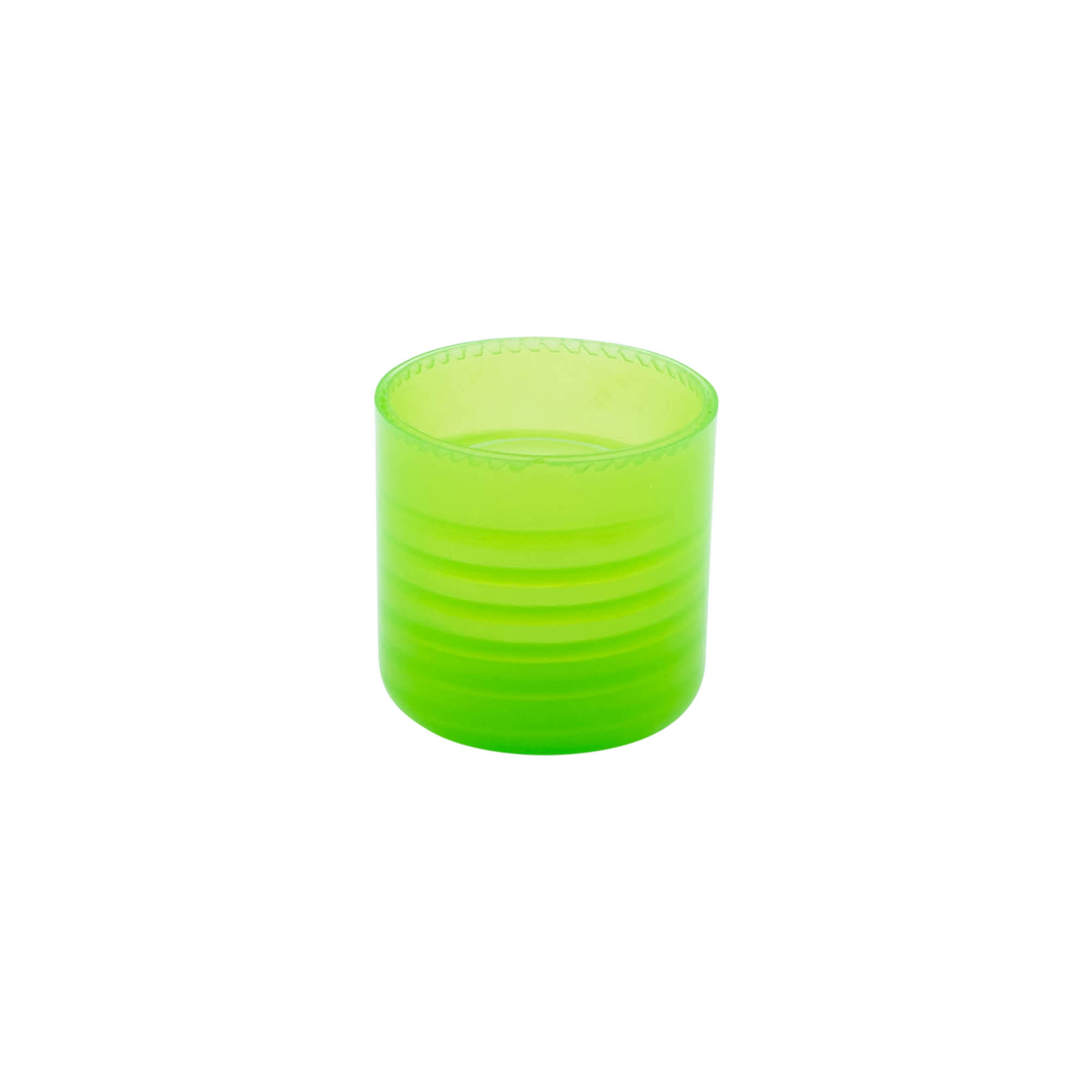 Schraubverschluss mit Spritzeinsatz, PP-Kunststoff, grün, für Mündung: 24/410