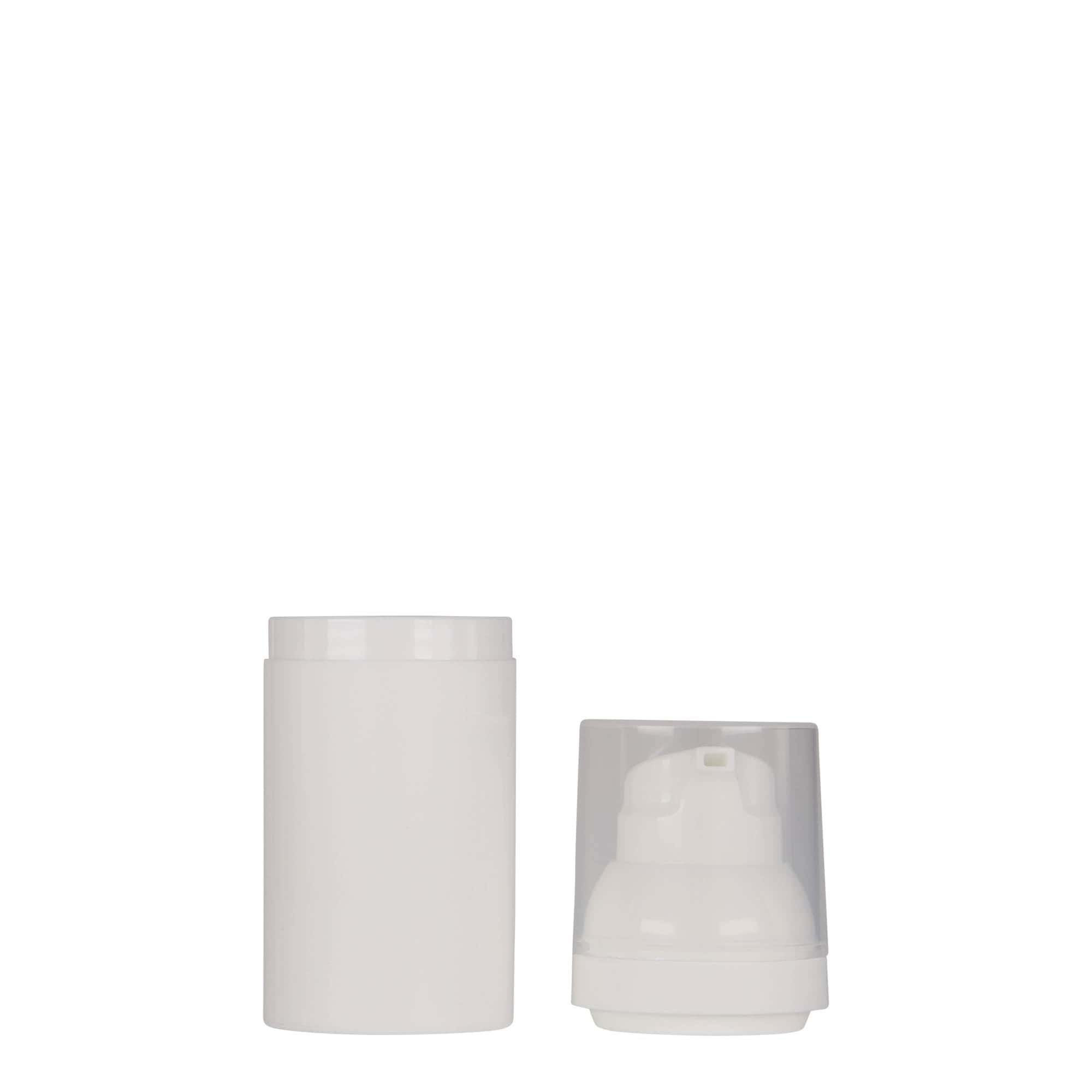 30 ml Airless Dispenser 'Mezzo', PP-Kunststoff, weiß 30 ml Airless Dispenser 'Mezzo', PP-Kunststoff, weiß
