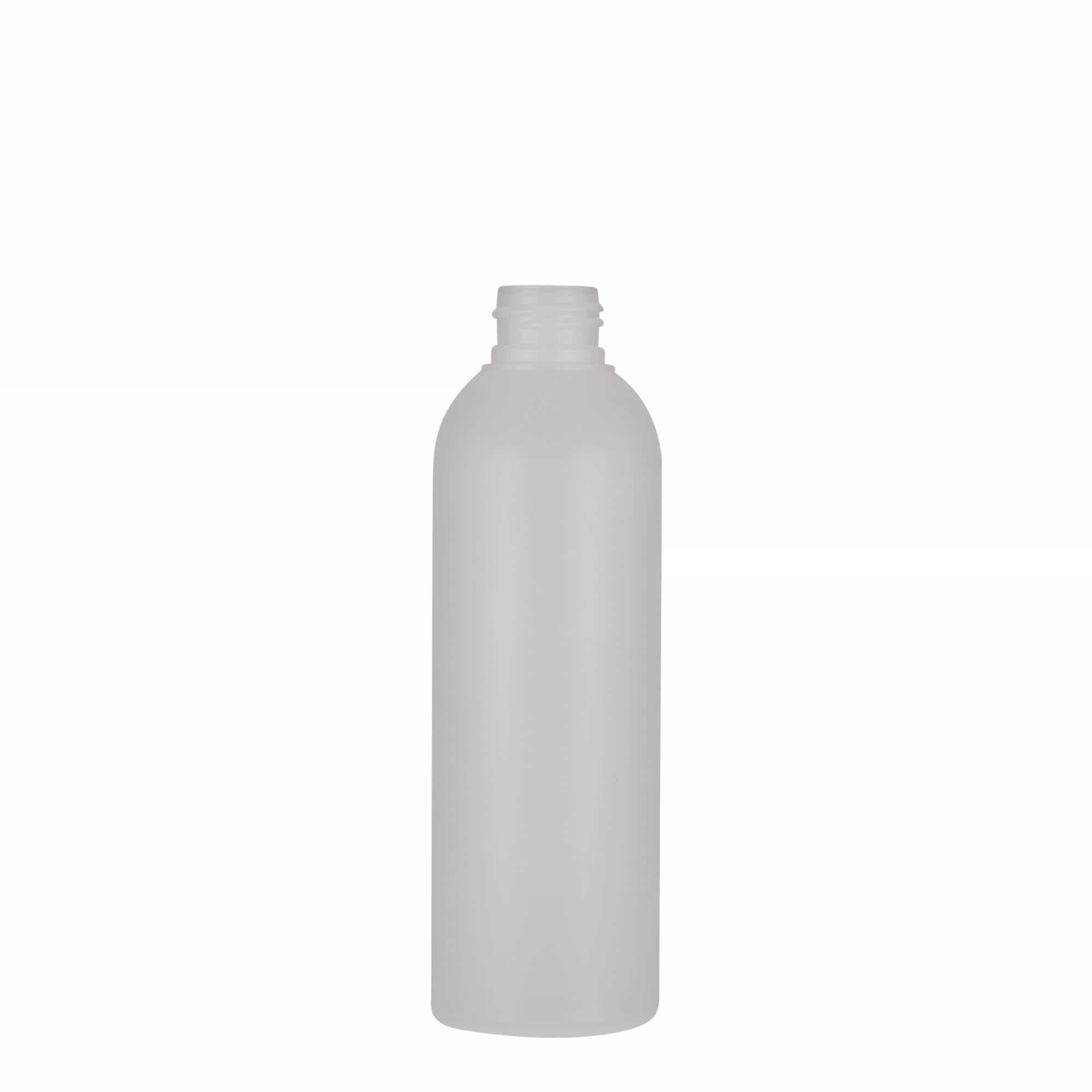 200 ml Kunststoffflasche „Tuffy“, HDPE, natur, Mündung:  24/410