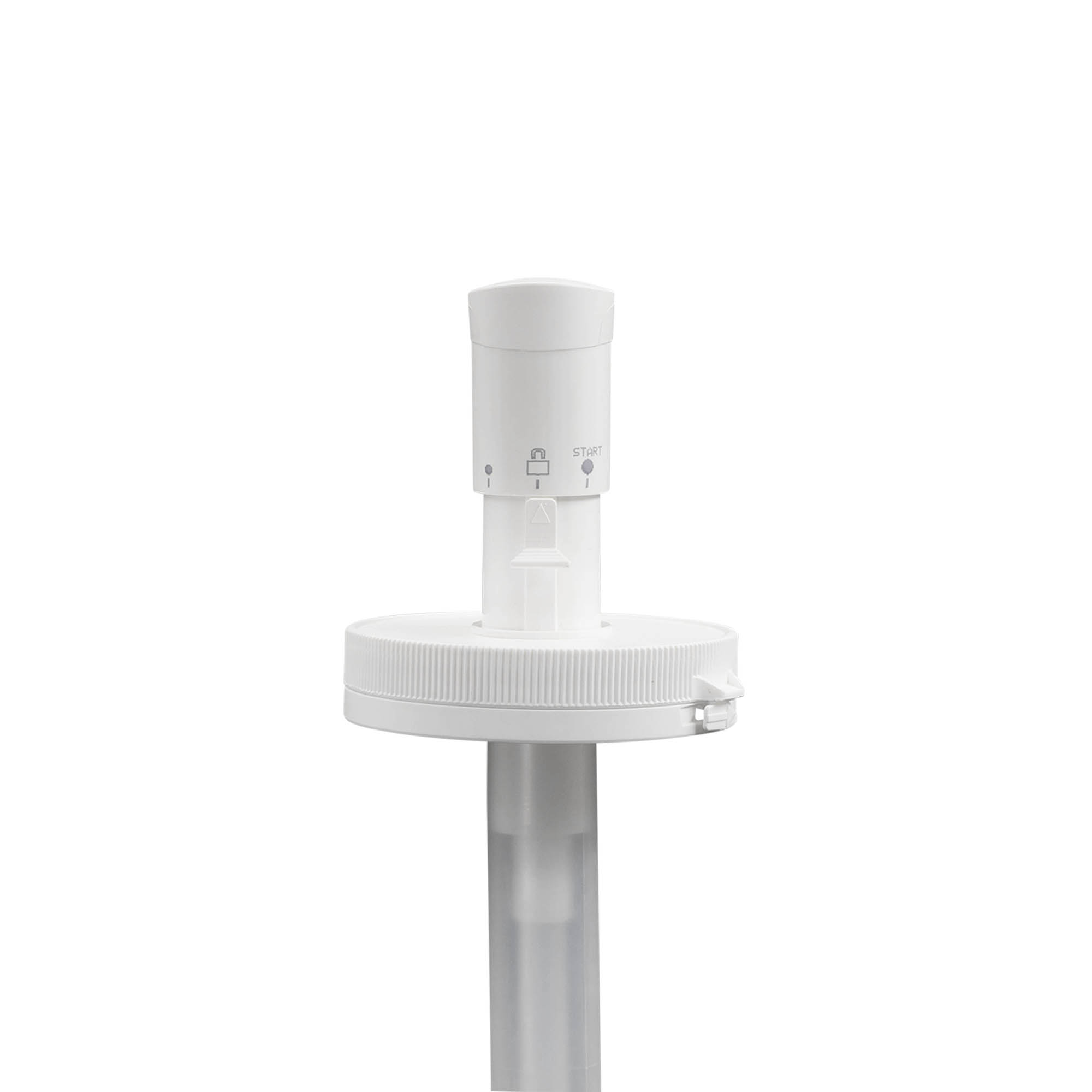 Dispenserpumpe für 655 ml „Securibox“, PE-Kunststoff, weiß, für Mündung: Schraubverschluss