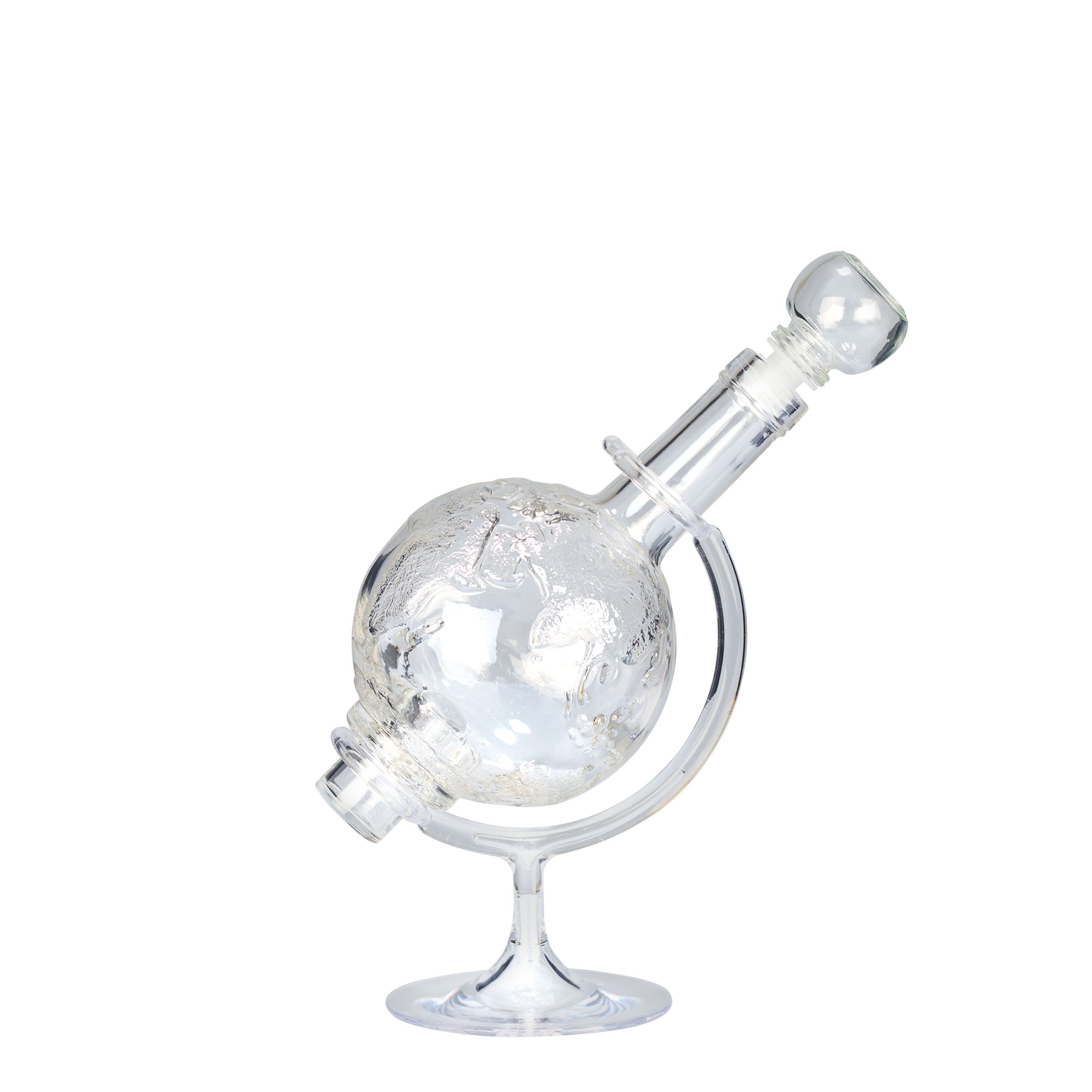 500 ml Glasflasche 'Globus', Mündung: Kork 500 ml Glasflasche 'Globus', Mündung: Kork