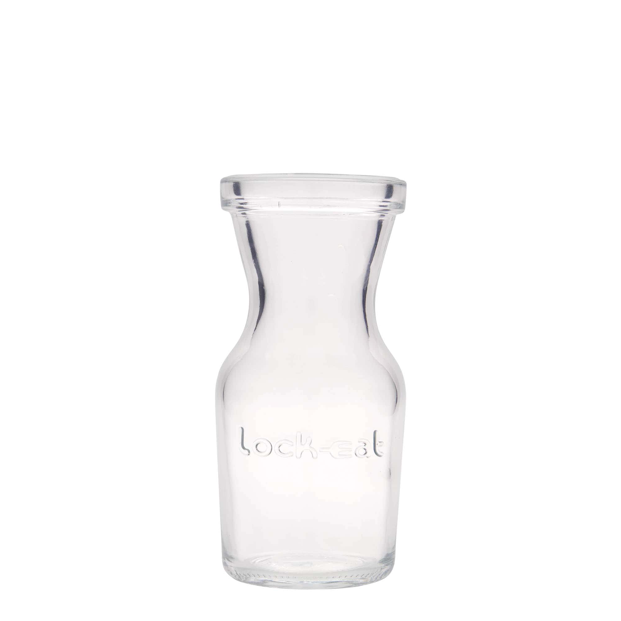 250 ml Glaskaraffe „Lock-Eat“, Mündung: Drahtbügelverschluss