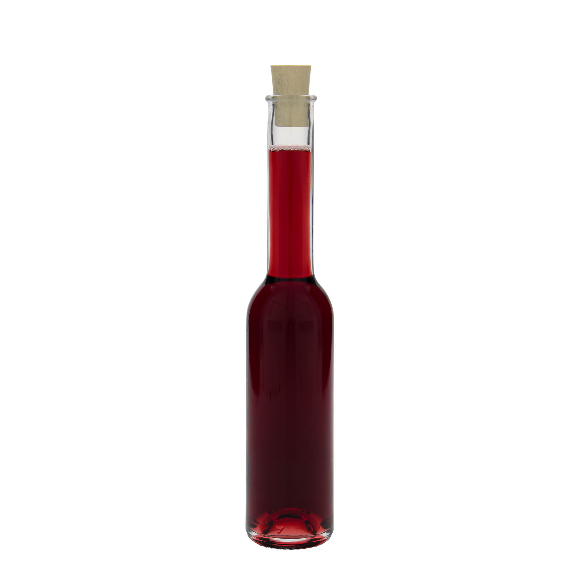 200 ml Glasflasche 'Nepera', Mündung: Kork