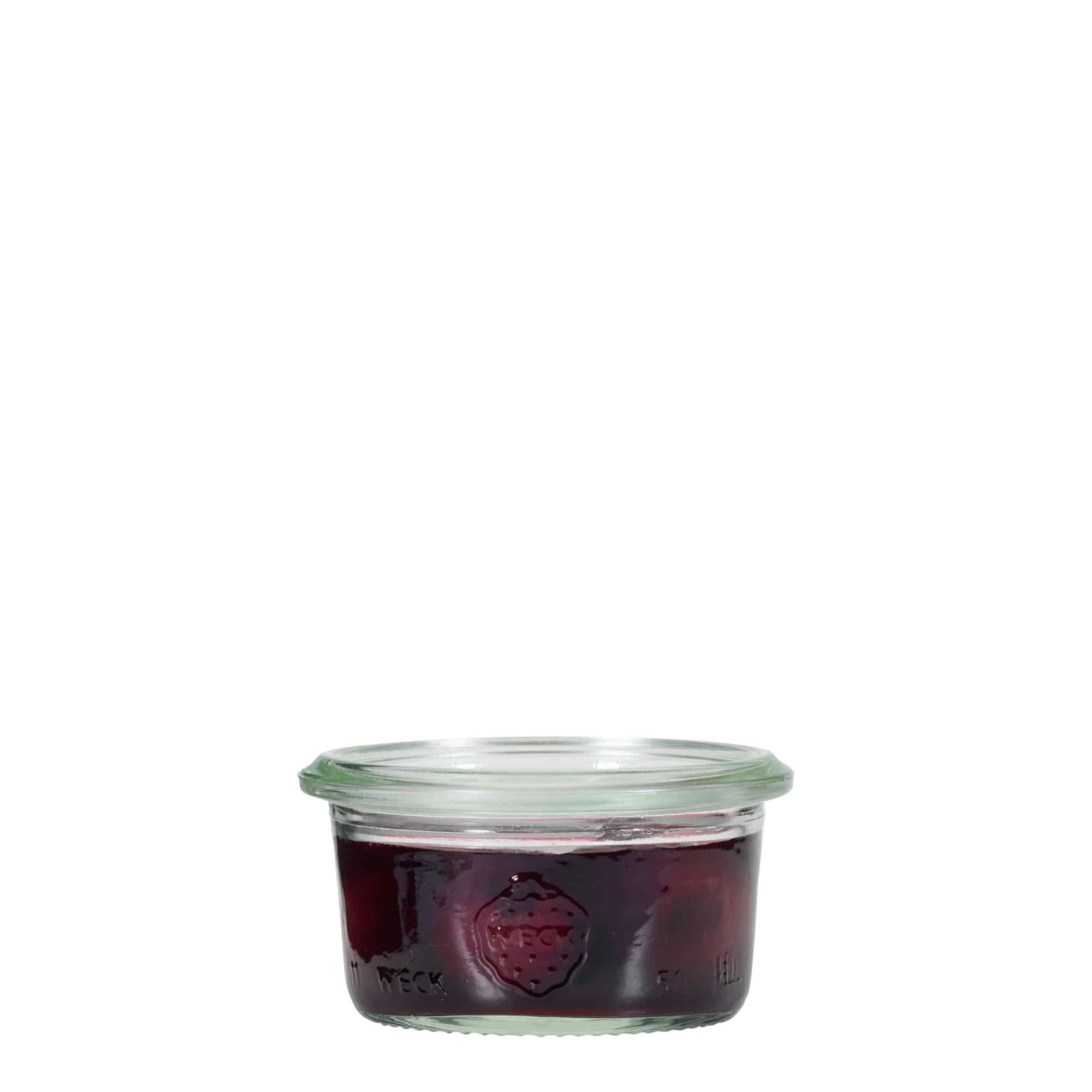 50 ml WECK-Sturzglas, Mündung: Rundrand