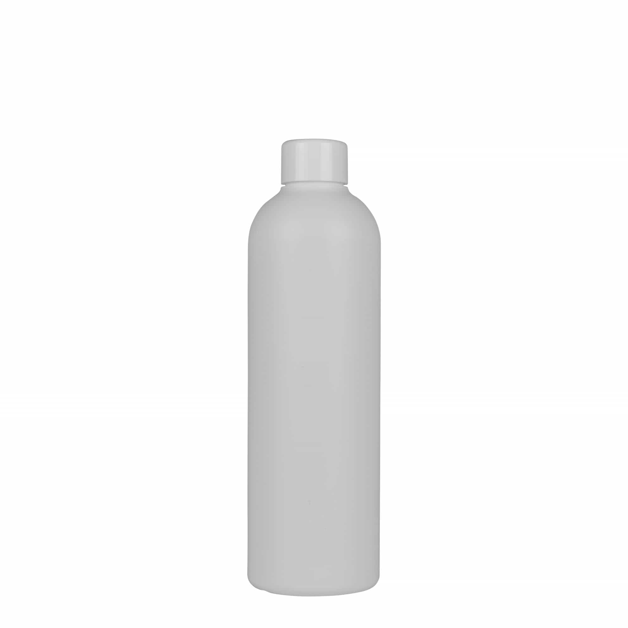 300 ml Kunststoffflasche 'Tuffy', HDPE, weiß, Mündung: 24/410