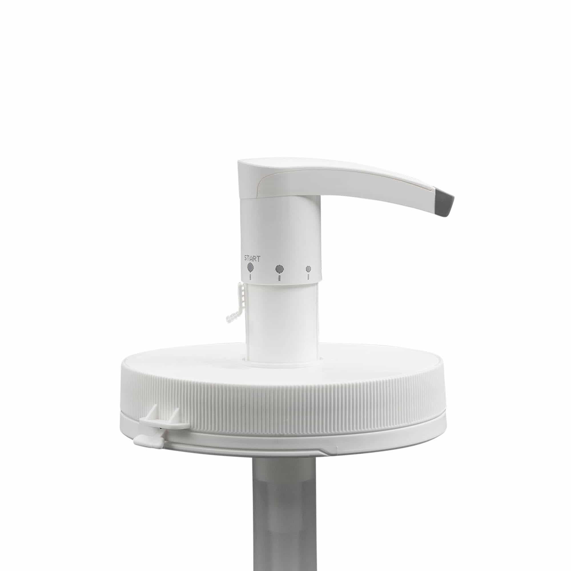 Dispenserpumpe für 1.240 ml „Securibox“, PE-Kunststoff, weiß, für Mündung: Schraubverschluss