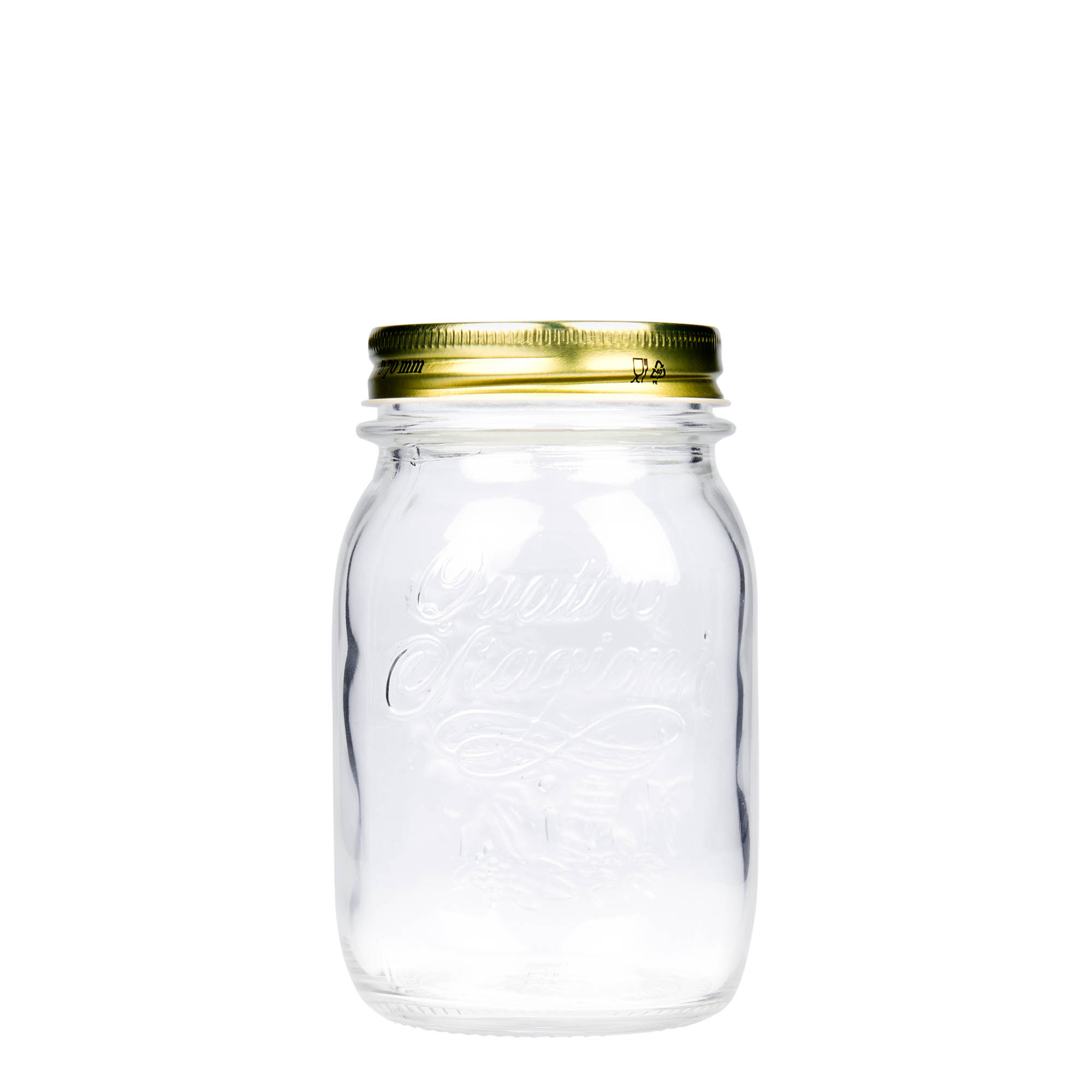 500 ml Glas 'Quattro Stagioni', Mündung: Schraubverschluss