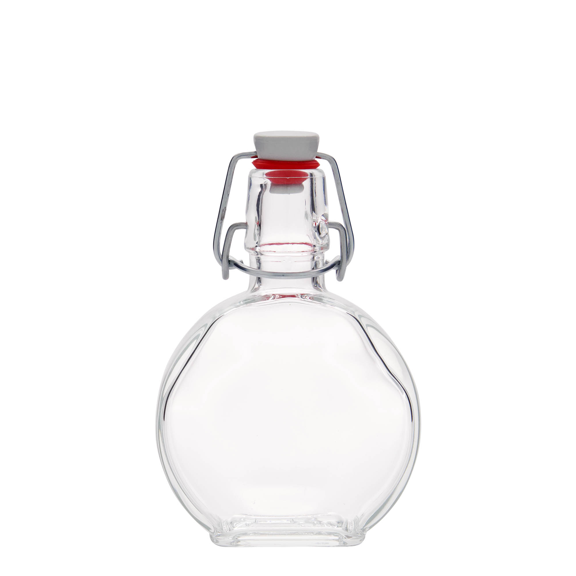 200 ml Glasflasche 'Sensatione', rechteckig, Mündung: Bügelverschluss 200 ml Glasflasche 'Sensatione', rechteckig, Mündung: Bügelverschluss