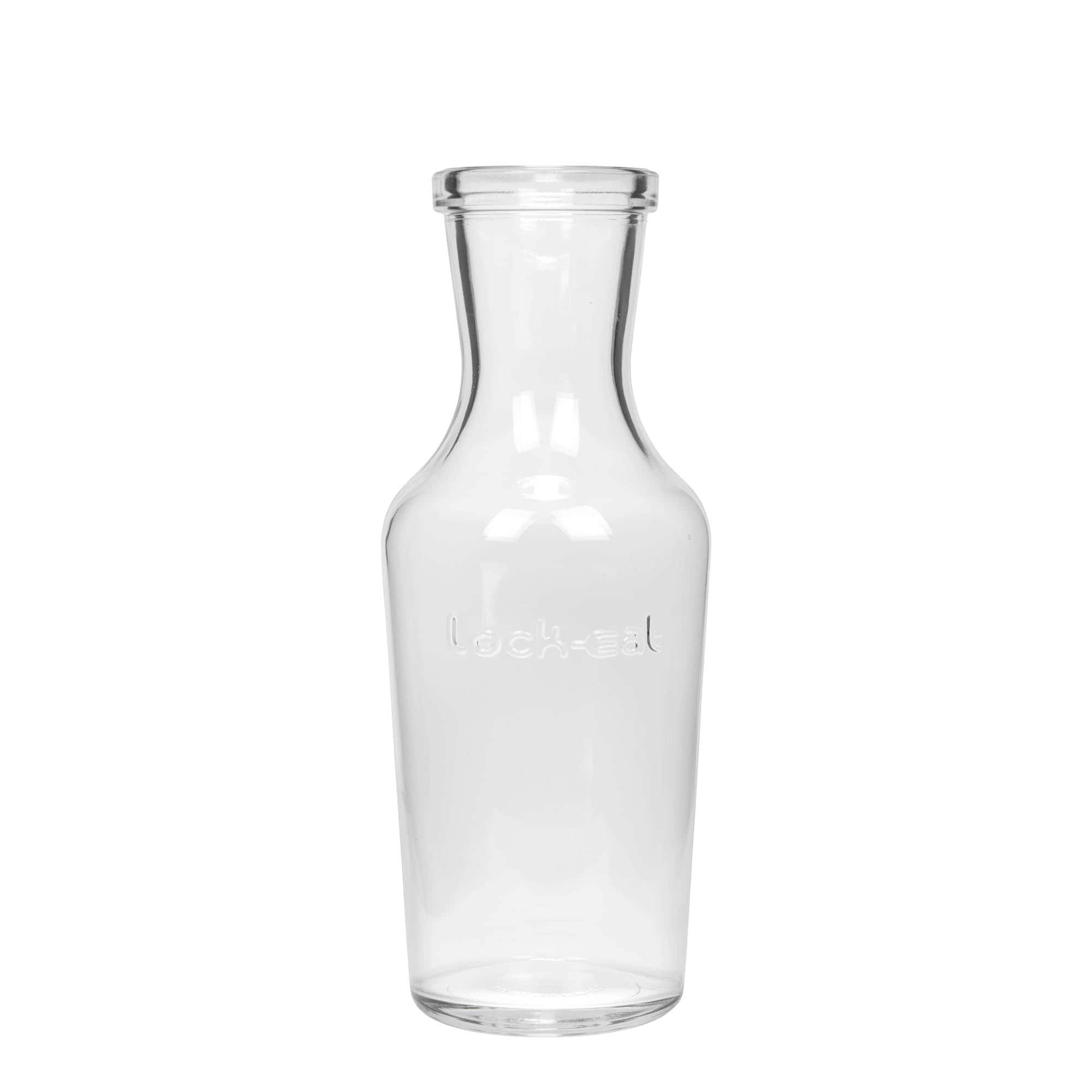1.000 ml Glaskaraffe 'Lock-Eat', Mündung: Drahtbügelverschluss 1.000 ml Glaskaraffe 'Lock-Eat', Mündung: Drahtbügelverschluss