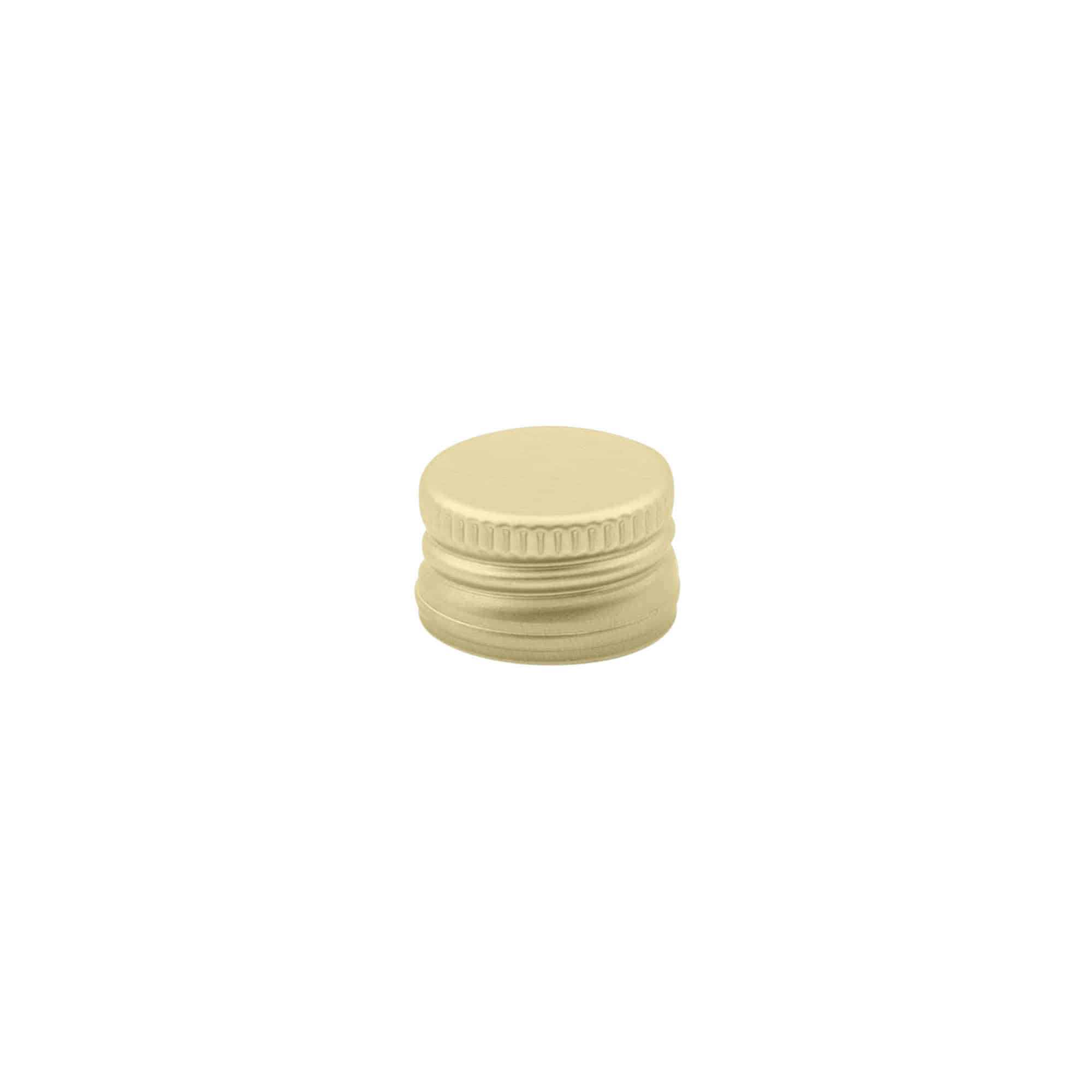 Schraubverschluss, Metall, gold, für Mündung: PP 18 Schraubverschluss, Metall, gold, für Mündung: PP 18