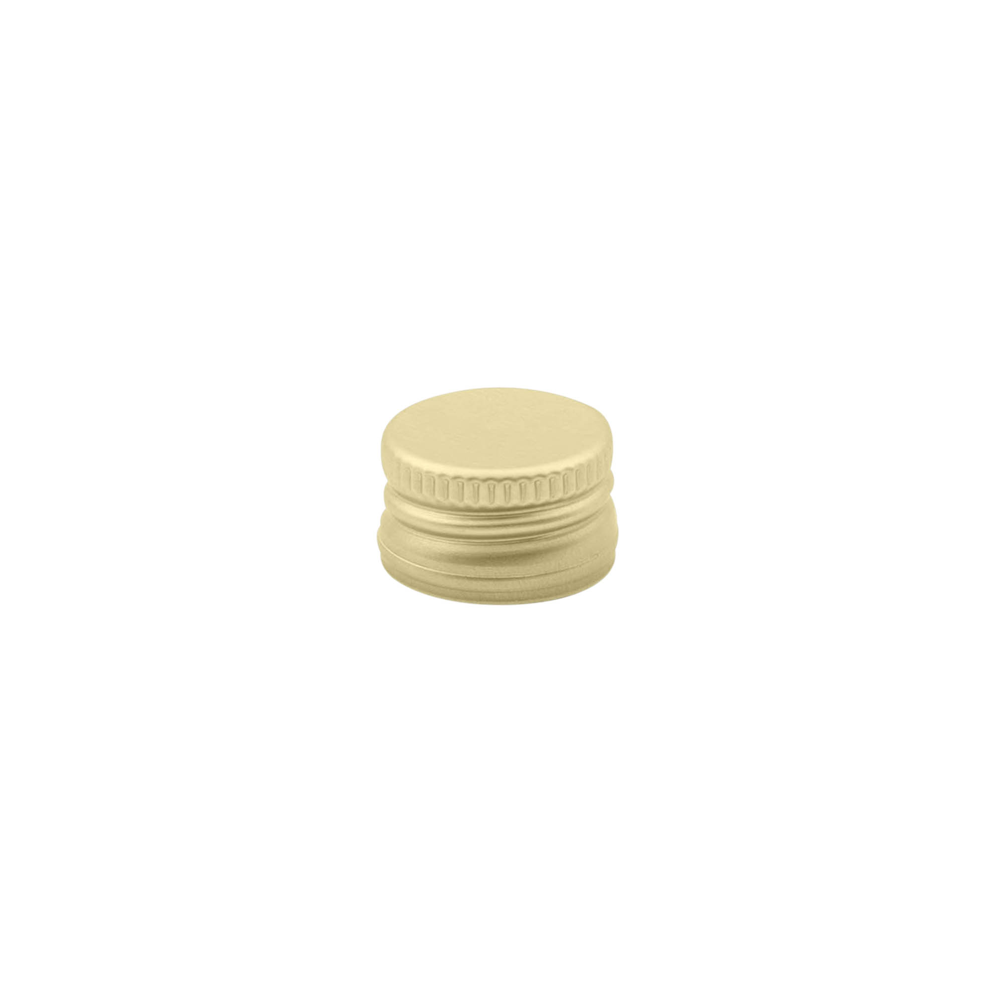 Schraubverschluss, Metall, gold, für Mündung: PP 18 Schraubverschluss, Metall, gold, für Mündung: PP 18