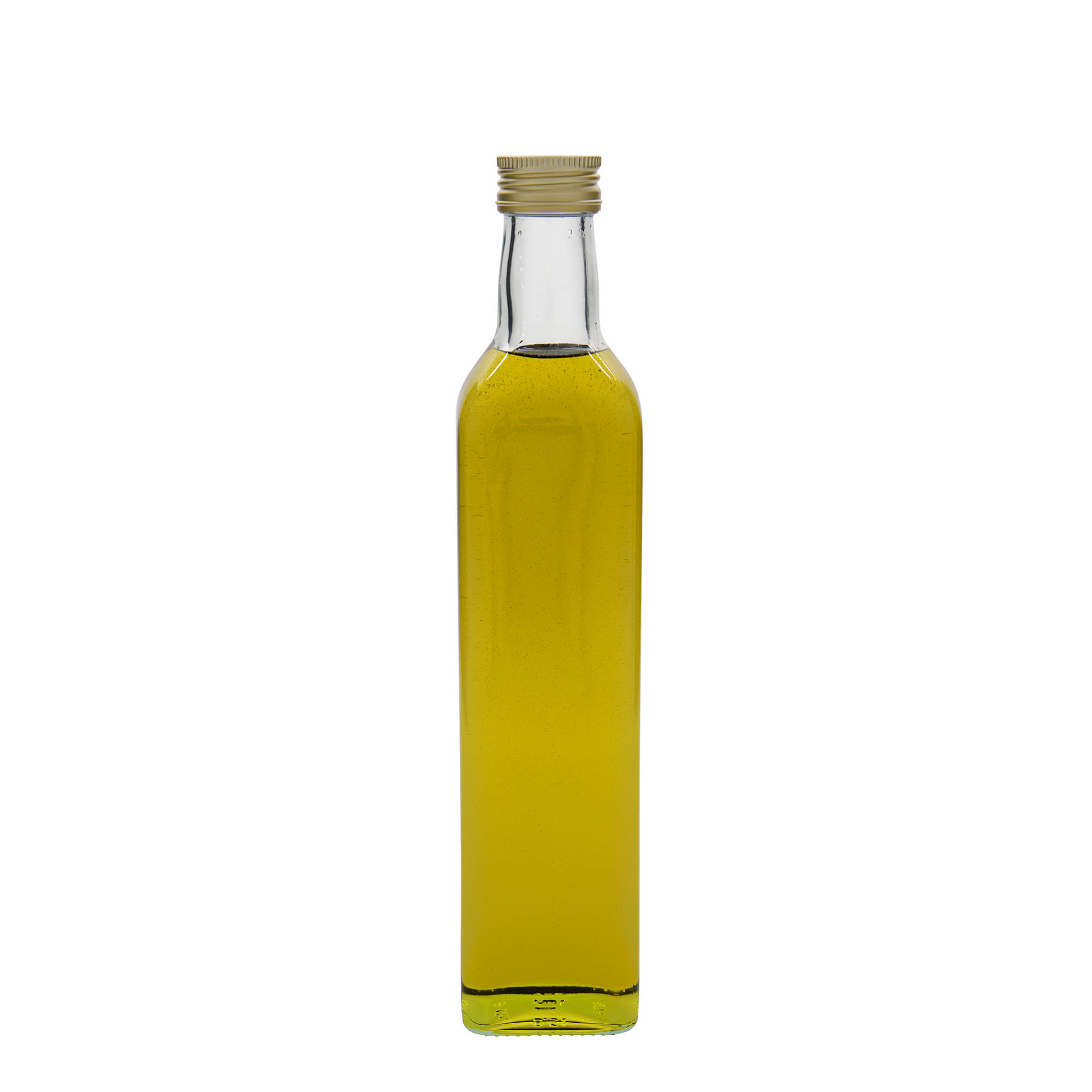 500 ml Glasflasche 'Marasca', quadratisch, Mündung: PP 31,5 500 ml Glasflasche 'Marasca', quadratisch, Mündung: PP 31,5