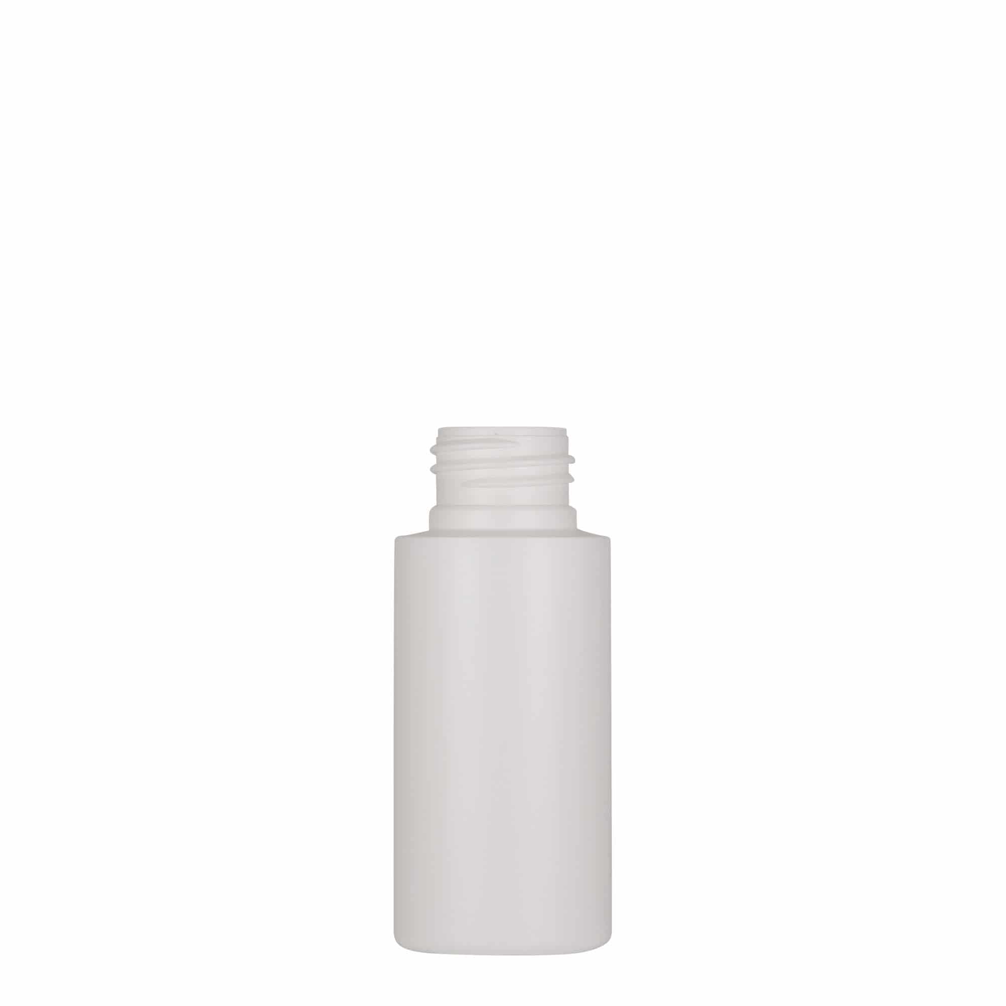 50 ml Kunststoffflasche 'Pipe', Green HDPE, weiß, Mündung: GPI 24/410 50 ml Kunststoffflasche 'Pipe', Green HDPE, weiß, Mündung: GPI 24/410