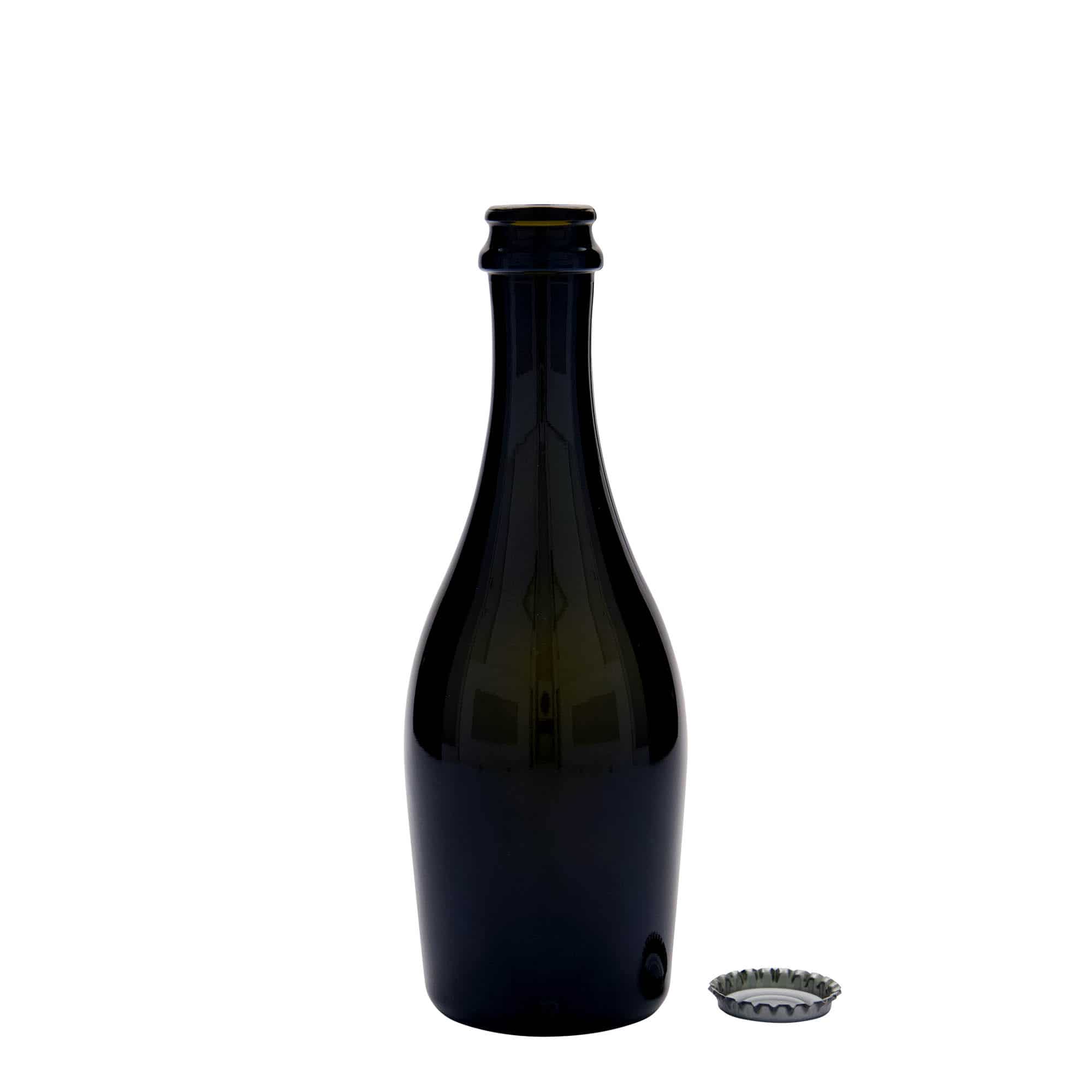 330 ml Sektflasche 'Carmen', Glas, antikgrün, Mündung: Kronkorken 330 ml Sektflasche 'Carmen', Glas, antikgrün, Mündung: Kronkorken