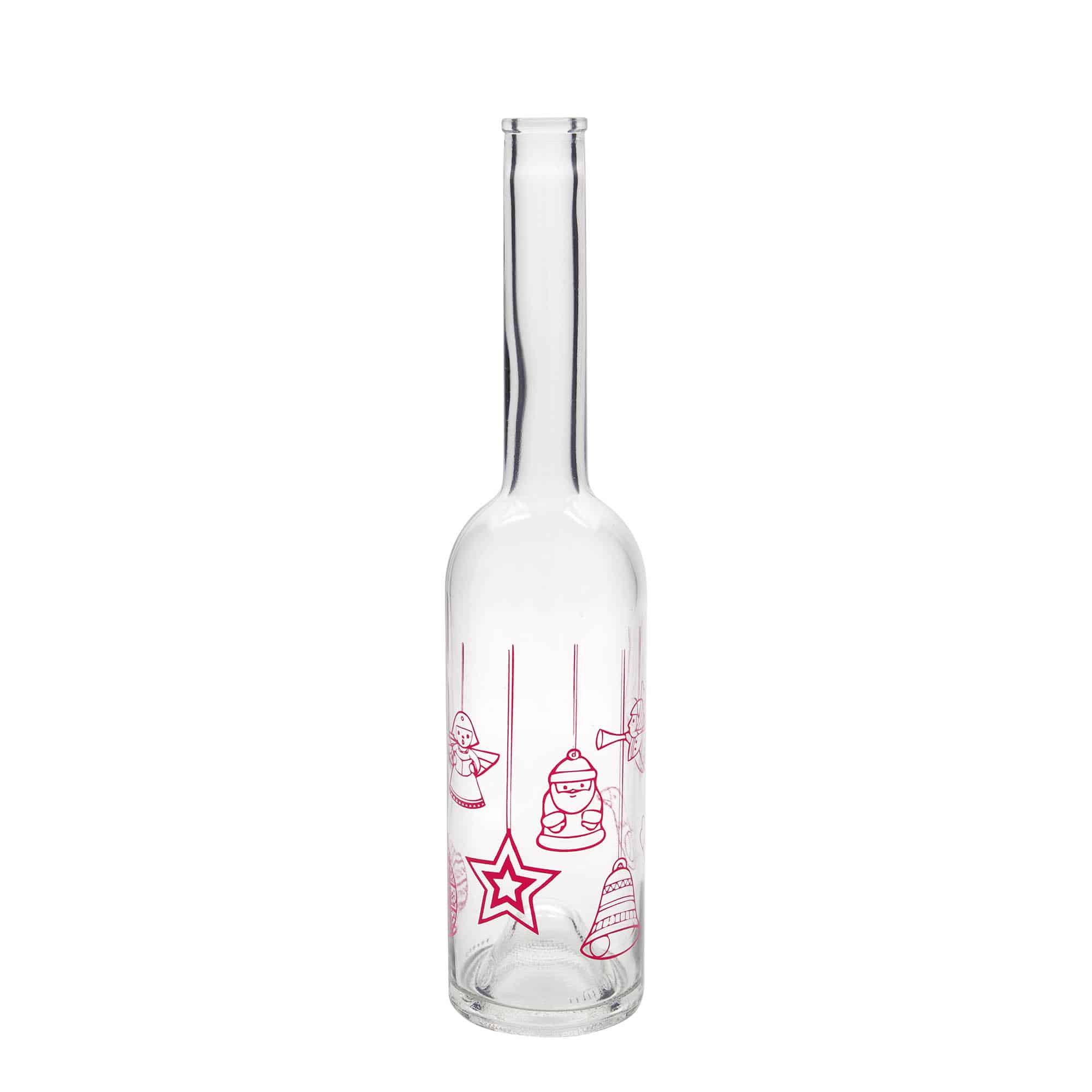 500 ml Glasflasche 'Opera', Motiv: Sterne, Mündung: Kork 500 ml Glasflasche 'Opera', Motiv: Sterne, Mündung: Kork