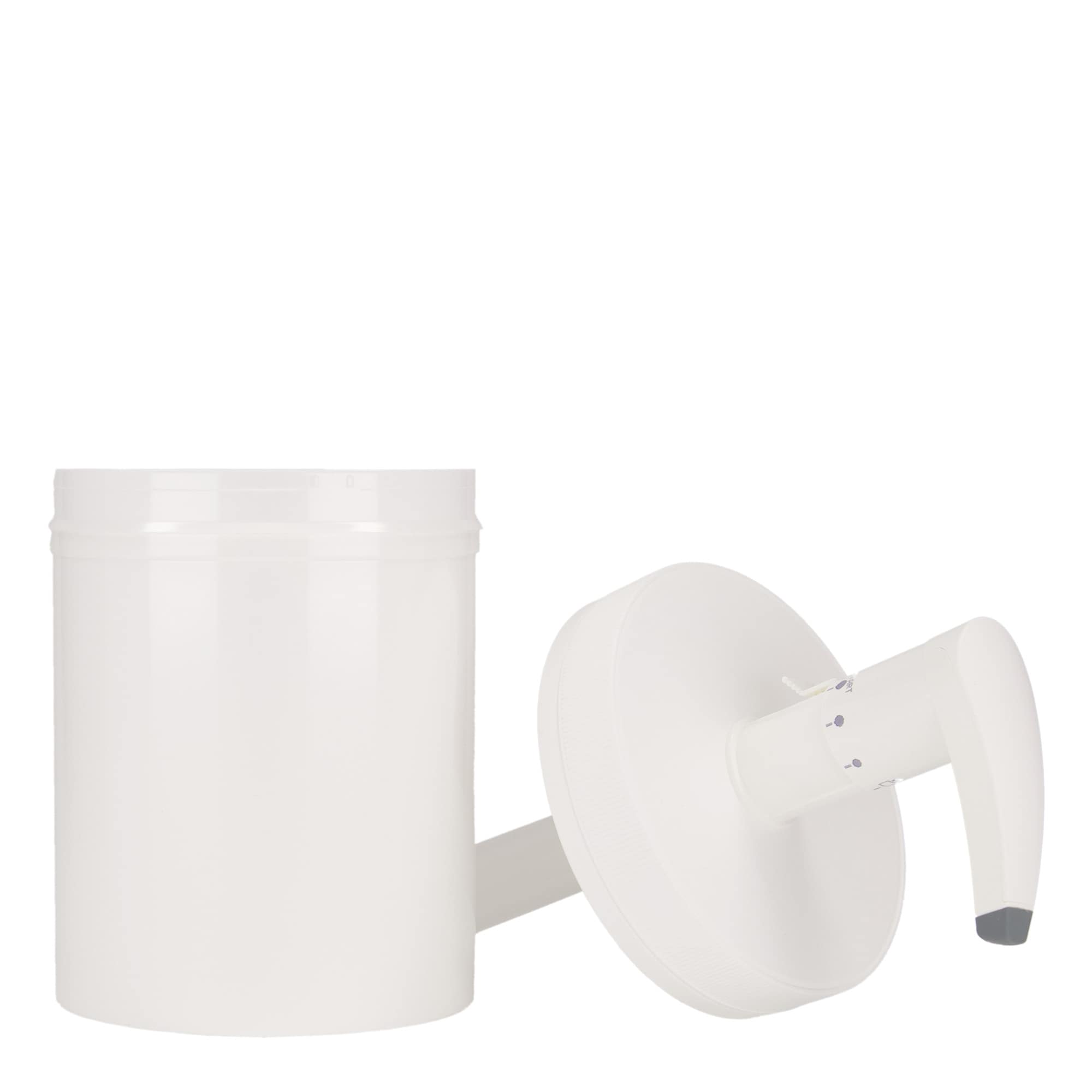 1.240 ml Dispenserflasche „Securibox“, PP-Kunststoff, weiß, Mündung: Schraubverschluss