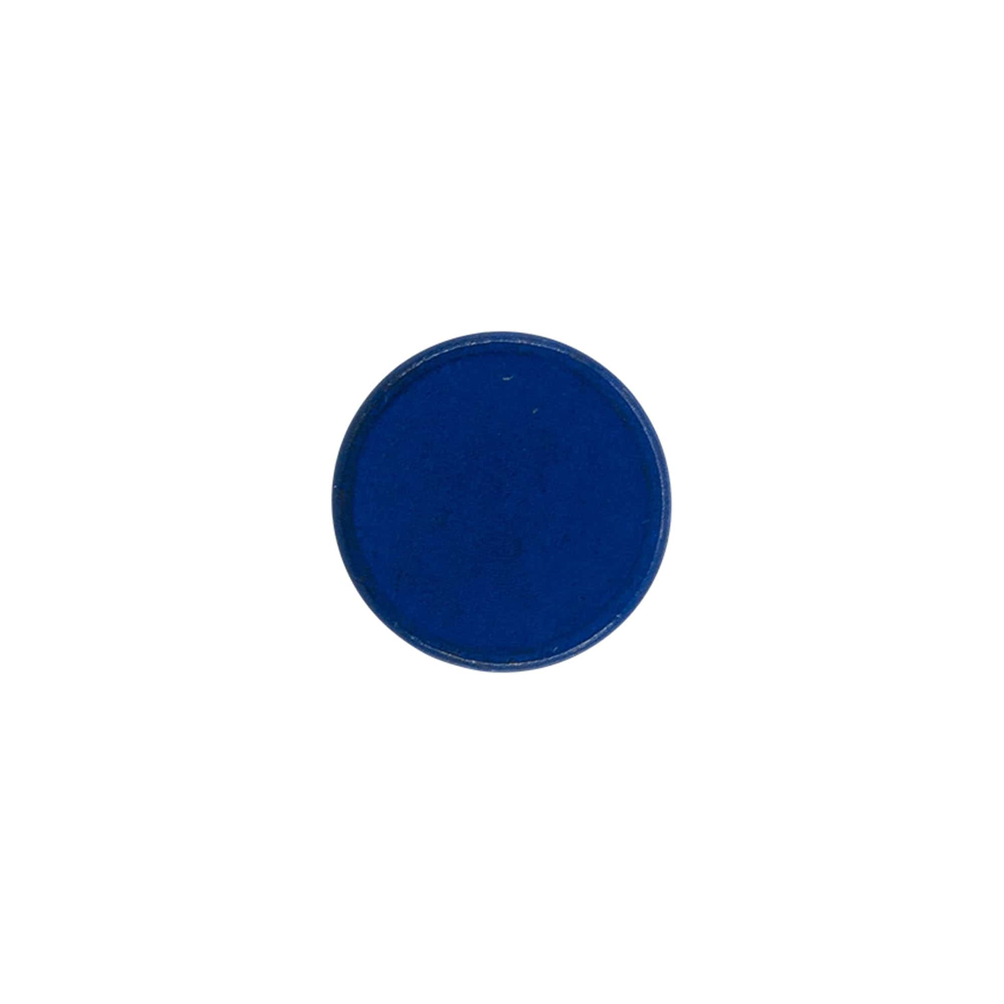 Griffkorken 19 mm, Holz/Kunststoff, blau, für Mündung: Kork
