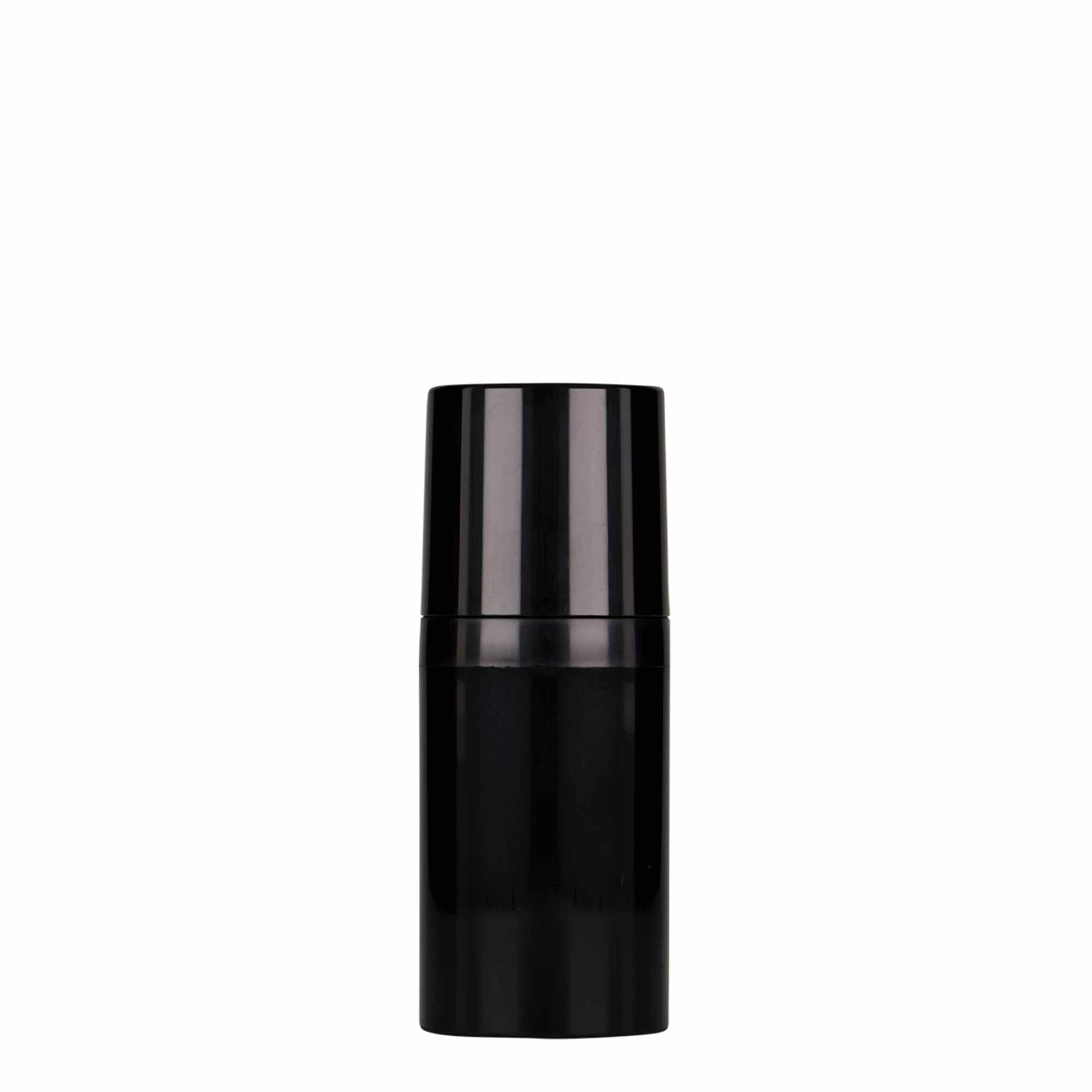 30 ml Airless Dispenser „Mezzo“, PP-Kunststoff, schwarz