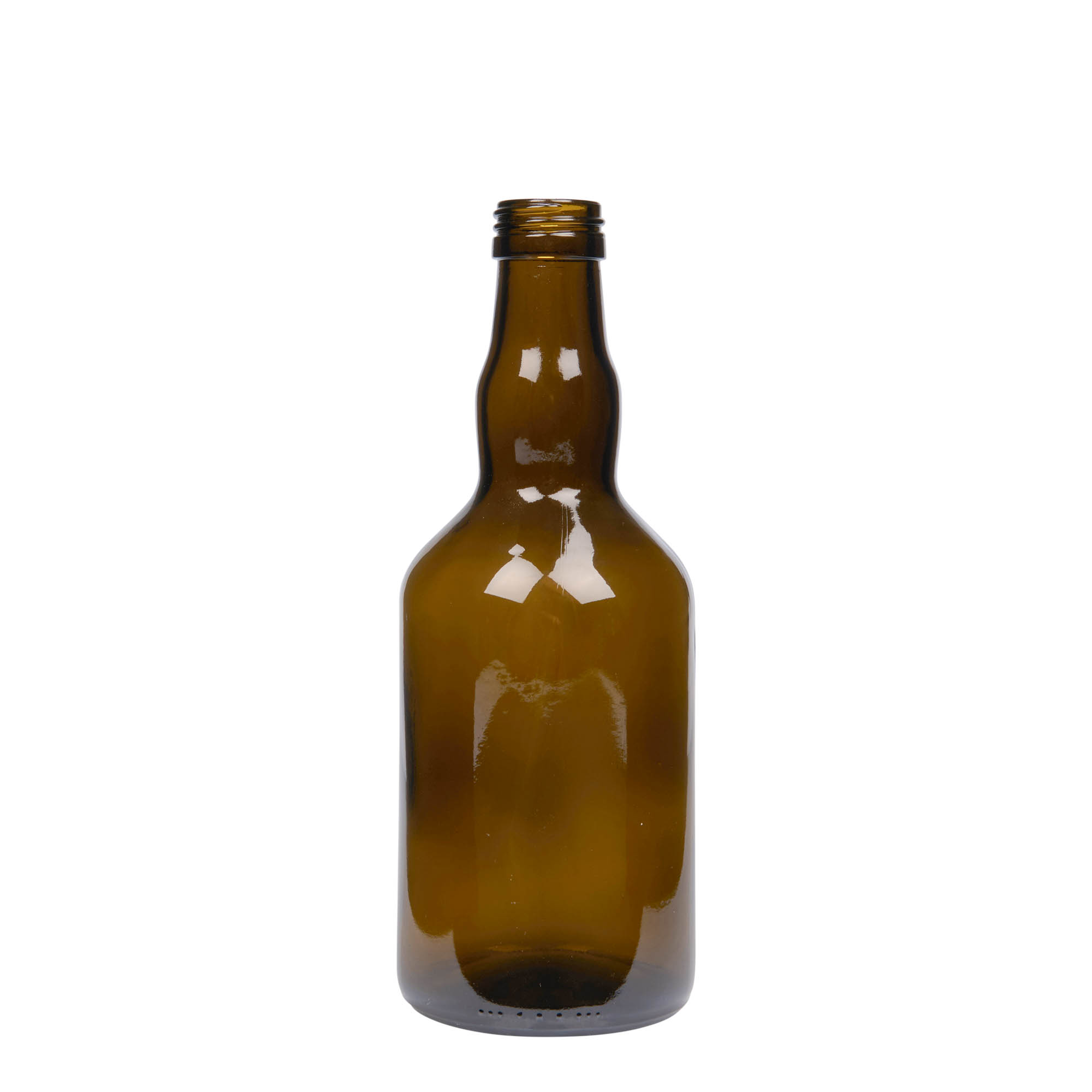 500 ml Glasflasche 'Olona', antikgrün, Mündung: PP 31,5