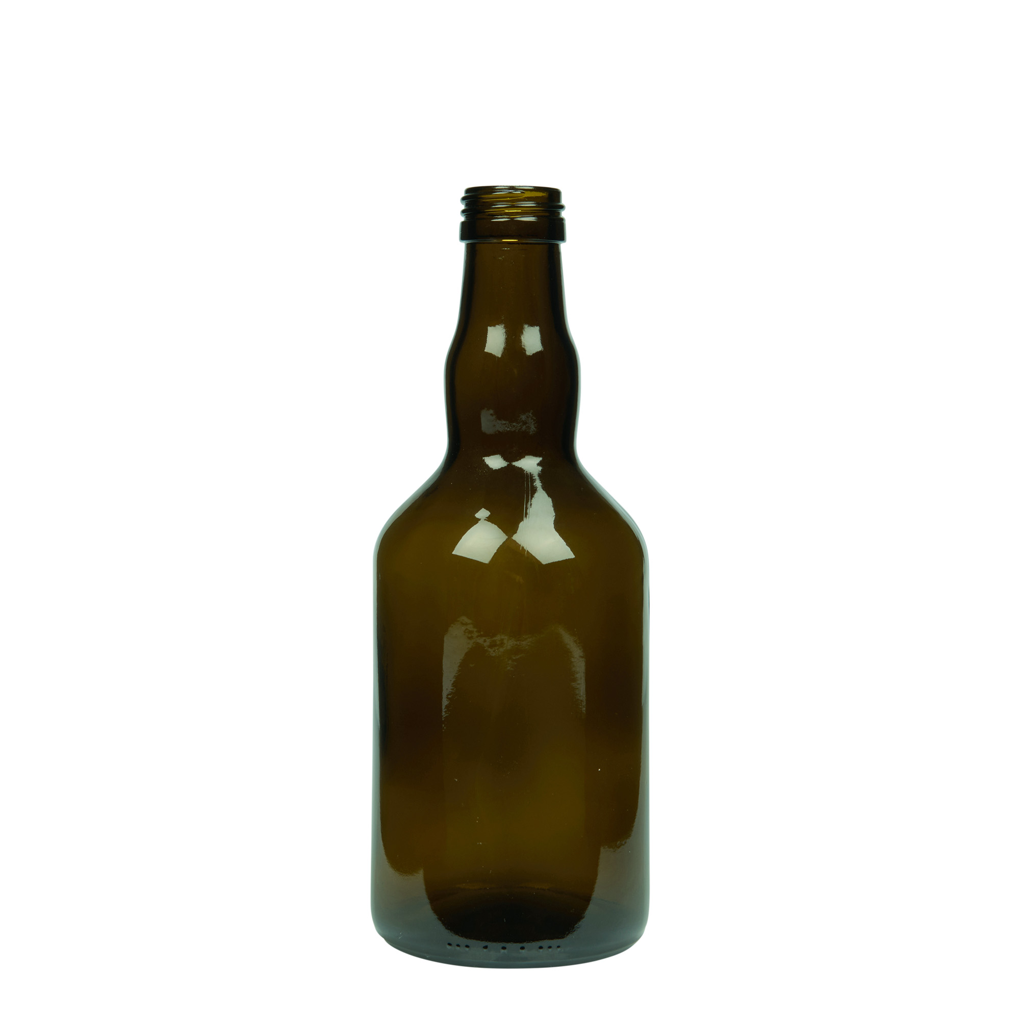 500 ml Glasflasche 'Olona', antikgrün, Mündung: PP 31,5