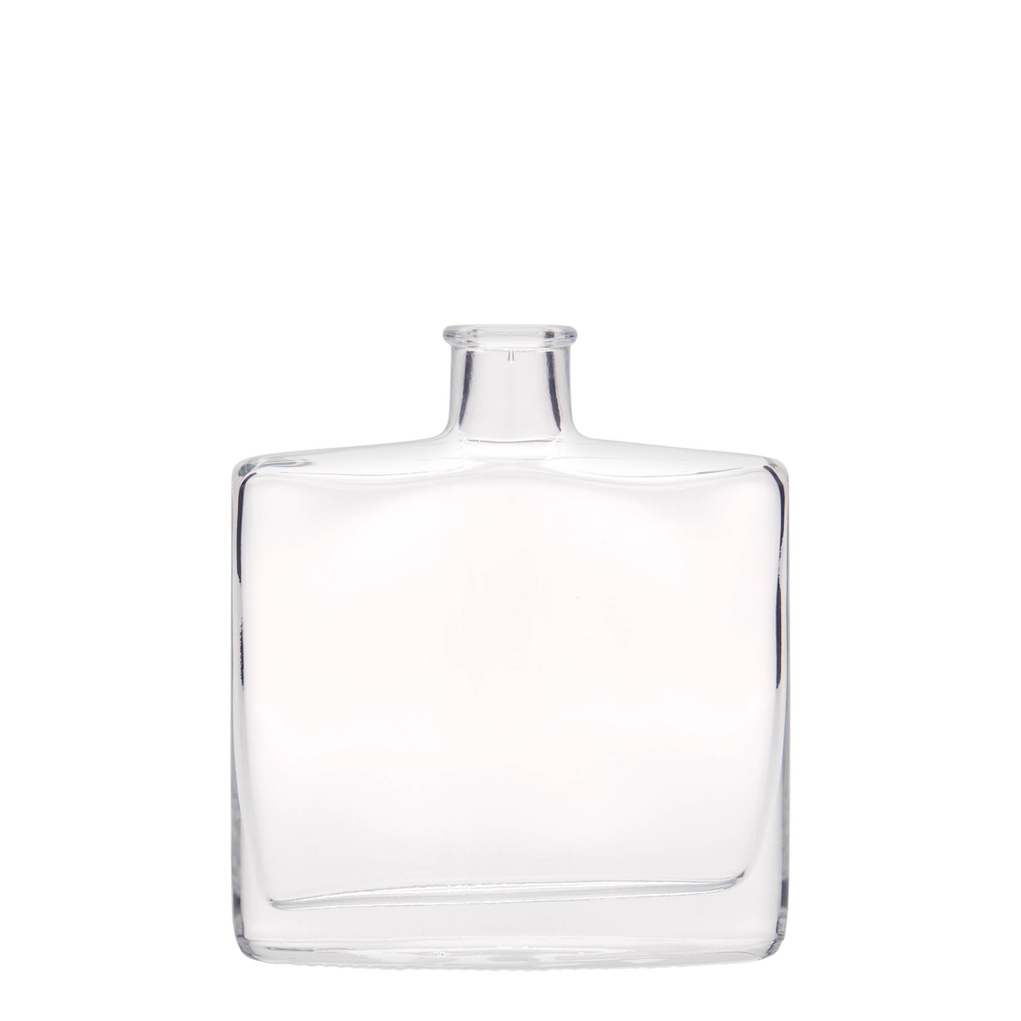 200 ml Glasflasche „Zorbas“, oval, Mündung: Kork