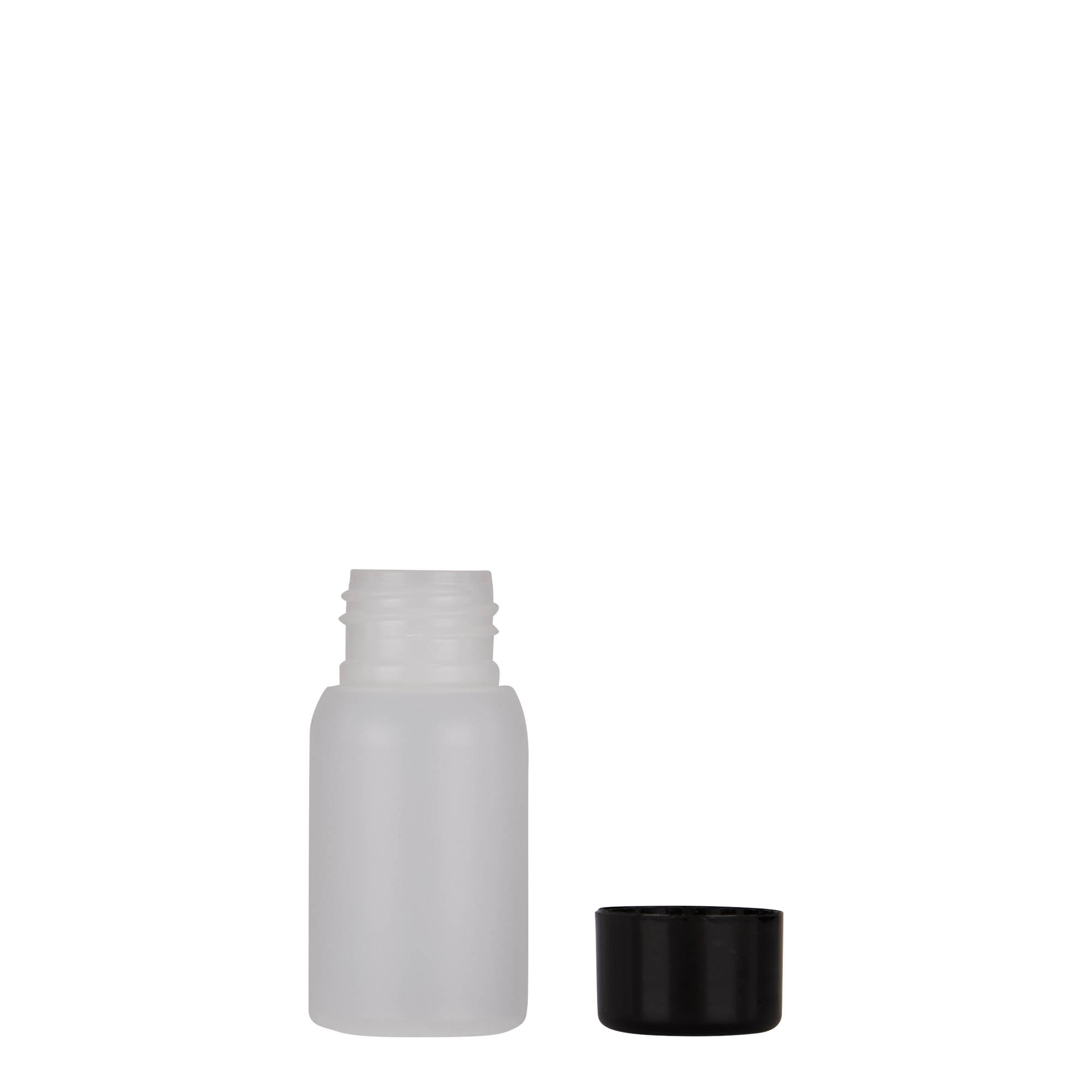 30 ml Kunststoffflasche „Tuffy“, HDPE, natur, Mündung:  24/410