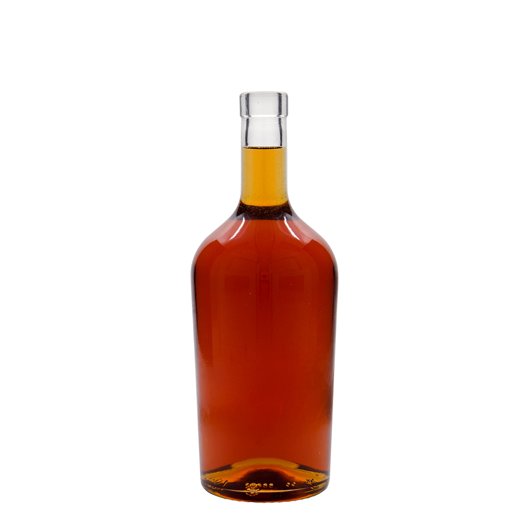 700 ml Glasflasche 'Margarethe', Mündung: Kork 700 ml Glasflasche 'Margarethe', Mündung: Kork