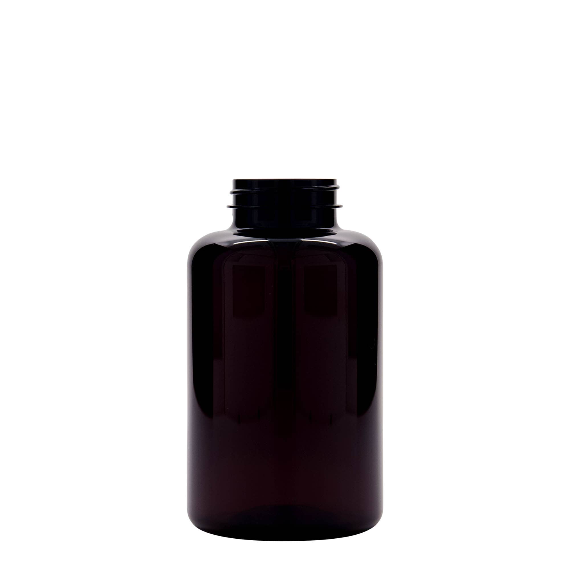 500 ml PET-Packer, Kunststoff, braun, Mündung: 45/400 500 ml PET-Packer, Kunststoff, braun, Mündung: 45/400