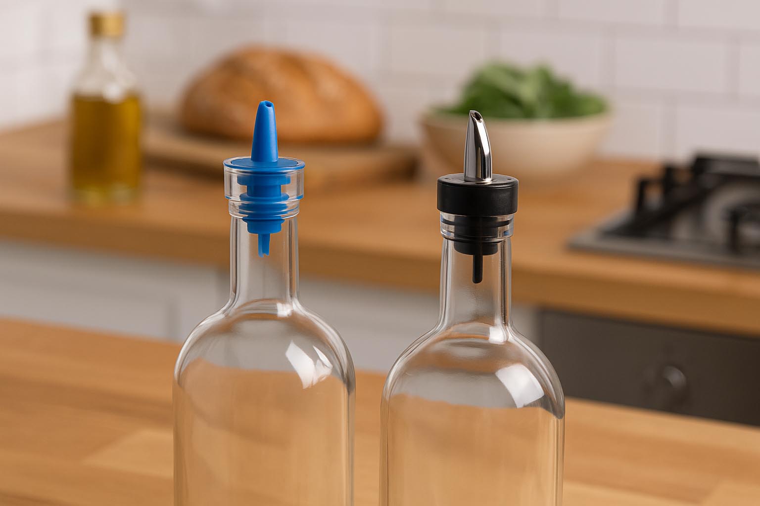 Jet Pour Ausgießer, PE-Kunststoff, blau