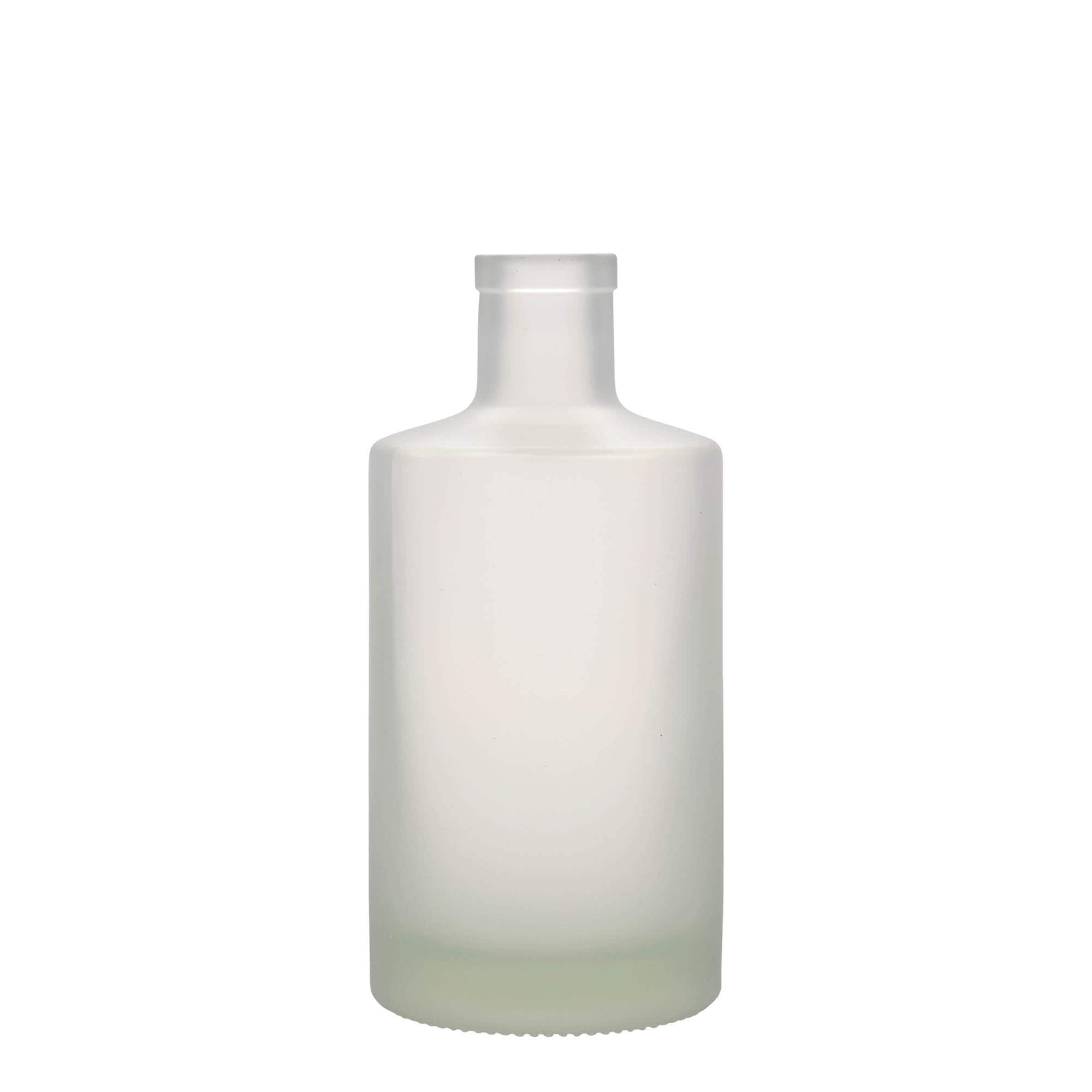 500 ml Glasflasche „Caroline“, geeist, Mündung: Kork